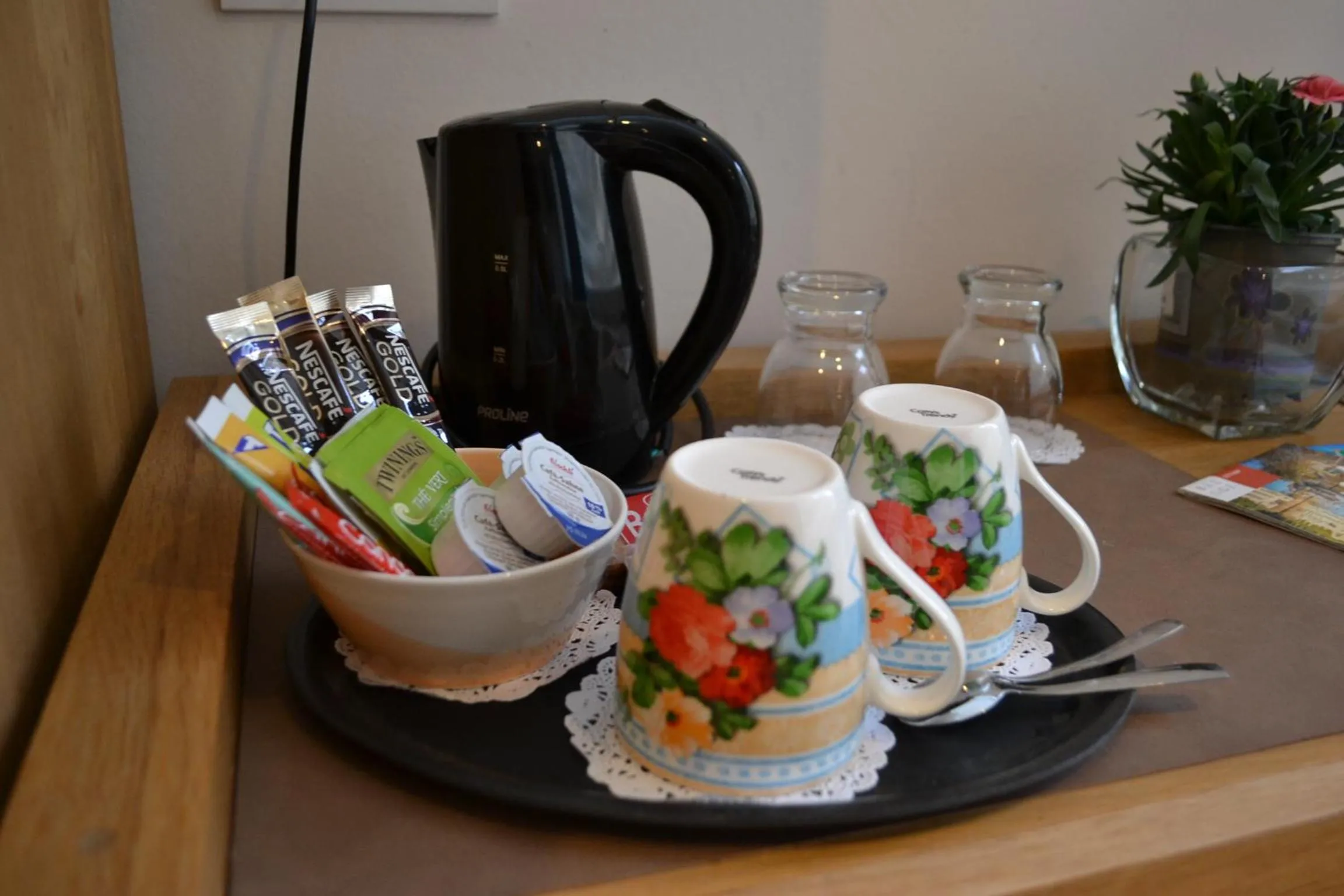 Coffee/tea facilities in B&B Lobelia-Brugge