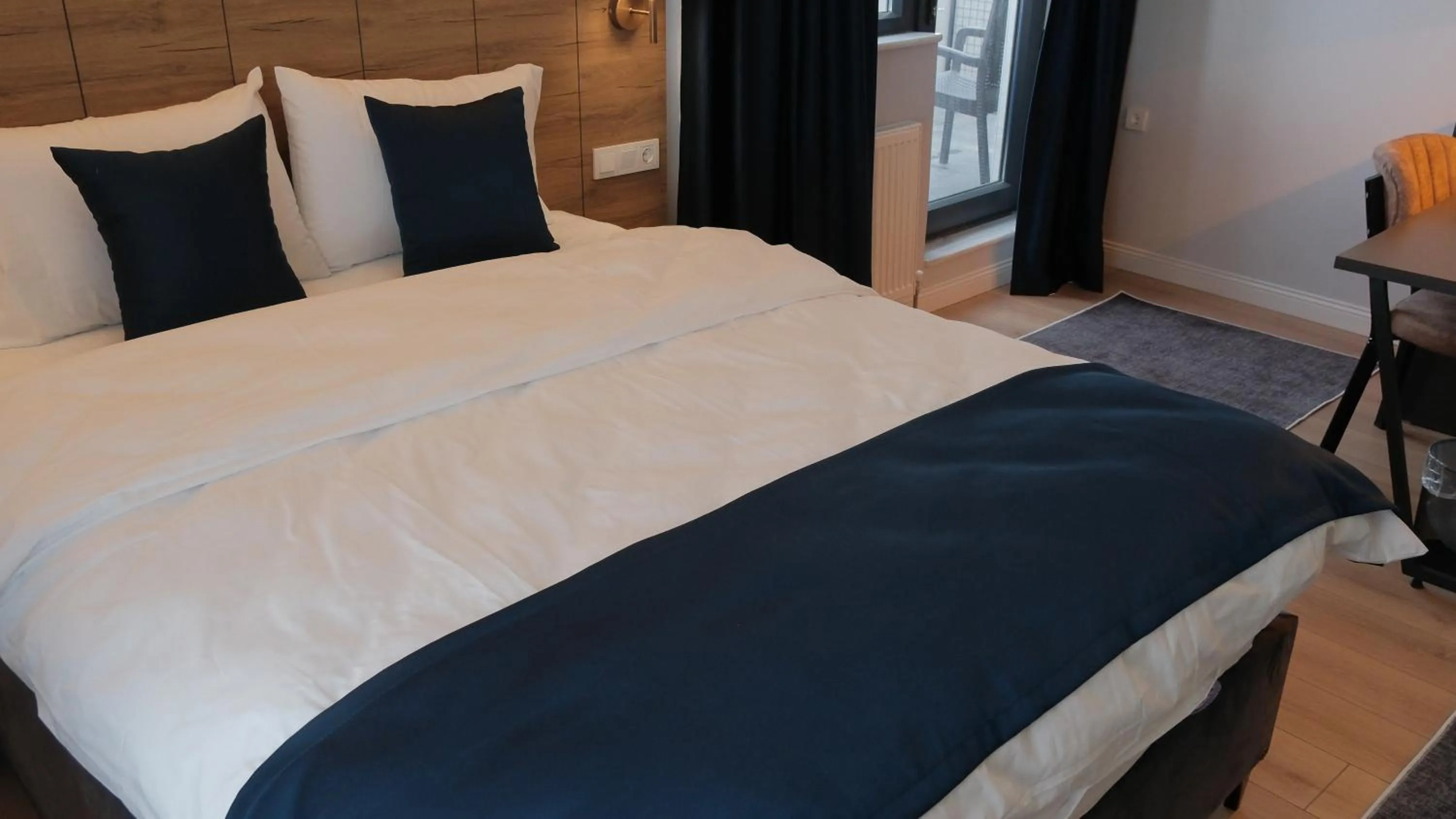 Bed in The Blue Suites