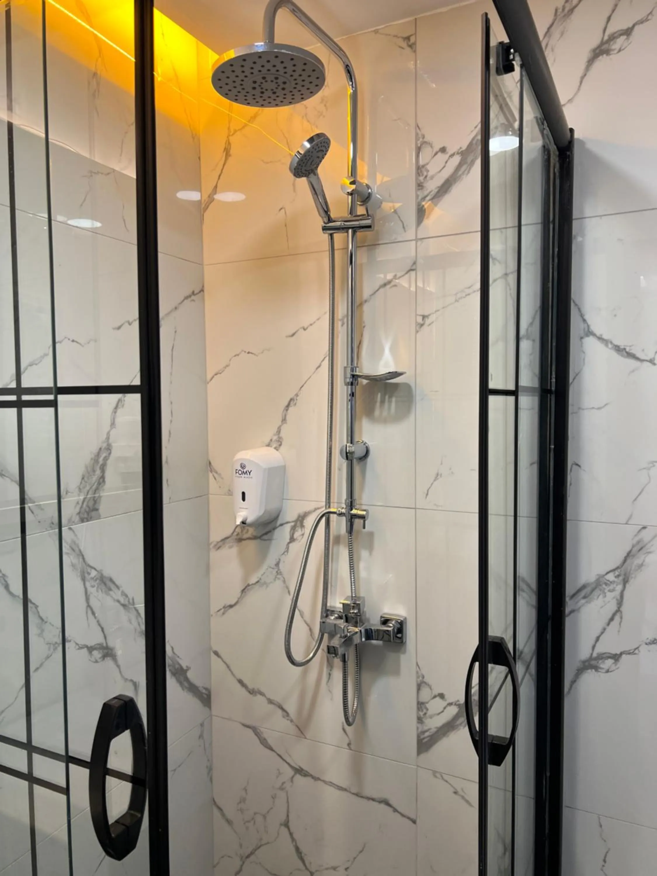 Shower in The Blue Suites