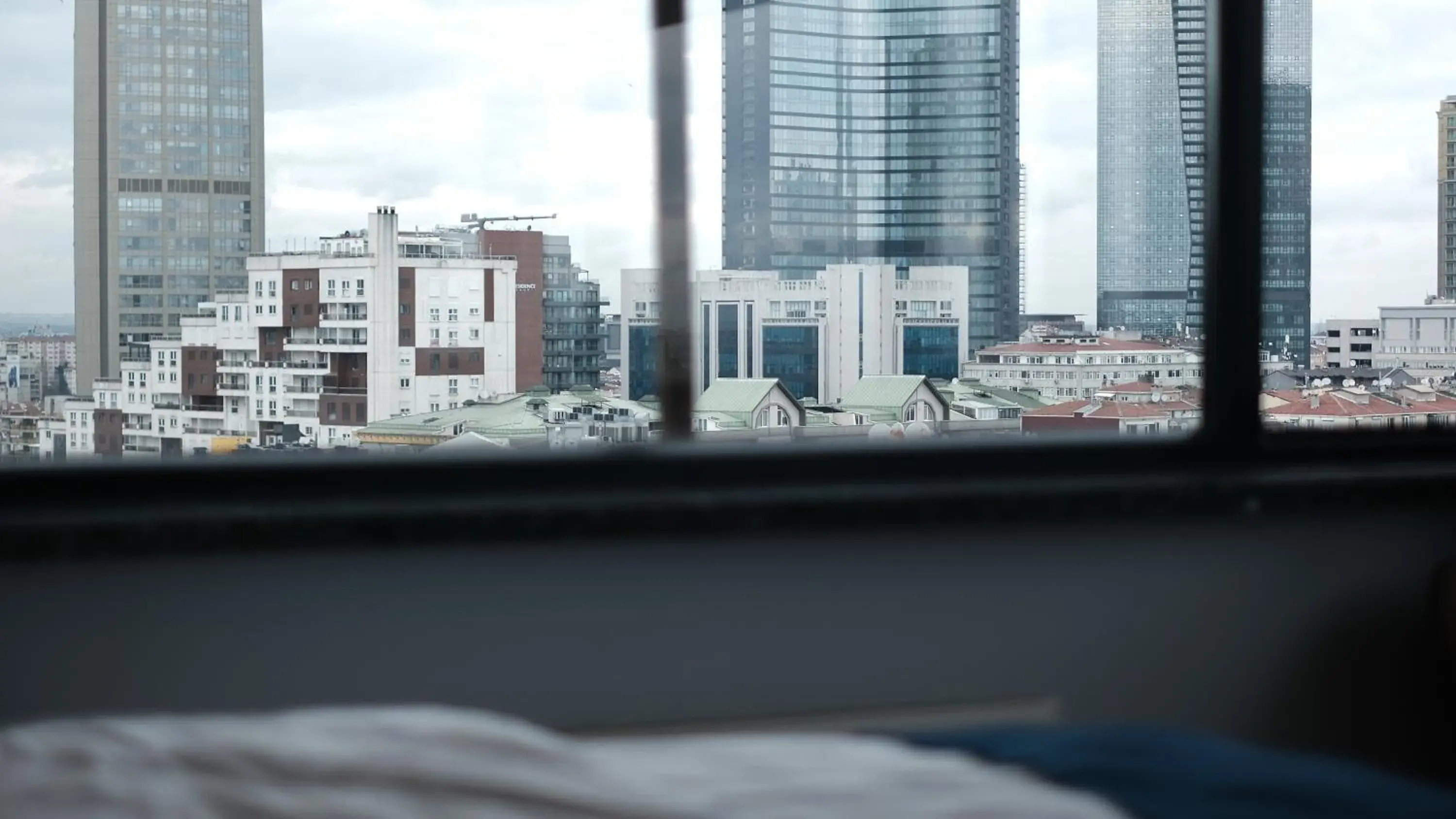 View (from property/room), Bed in The Blue Suites View (from property/room), Bed in The Blue Suites