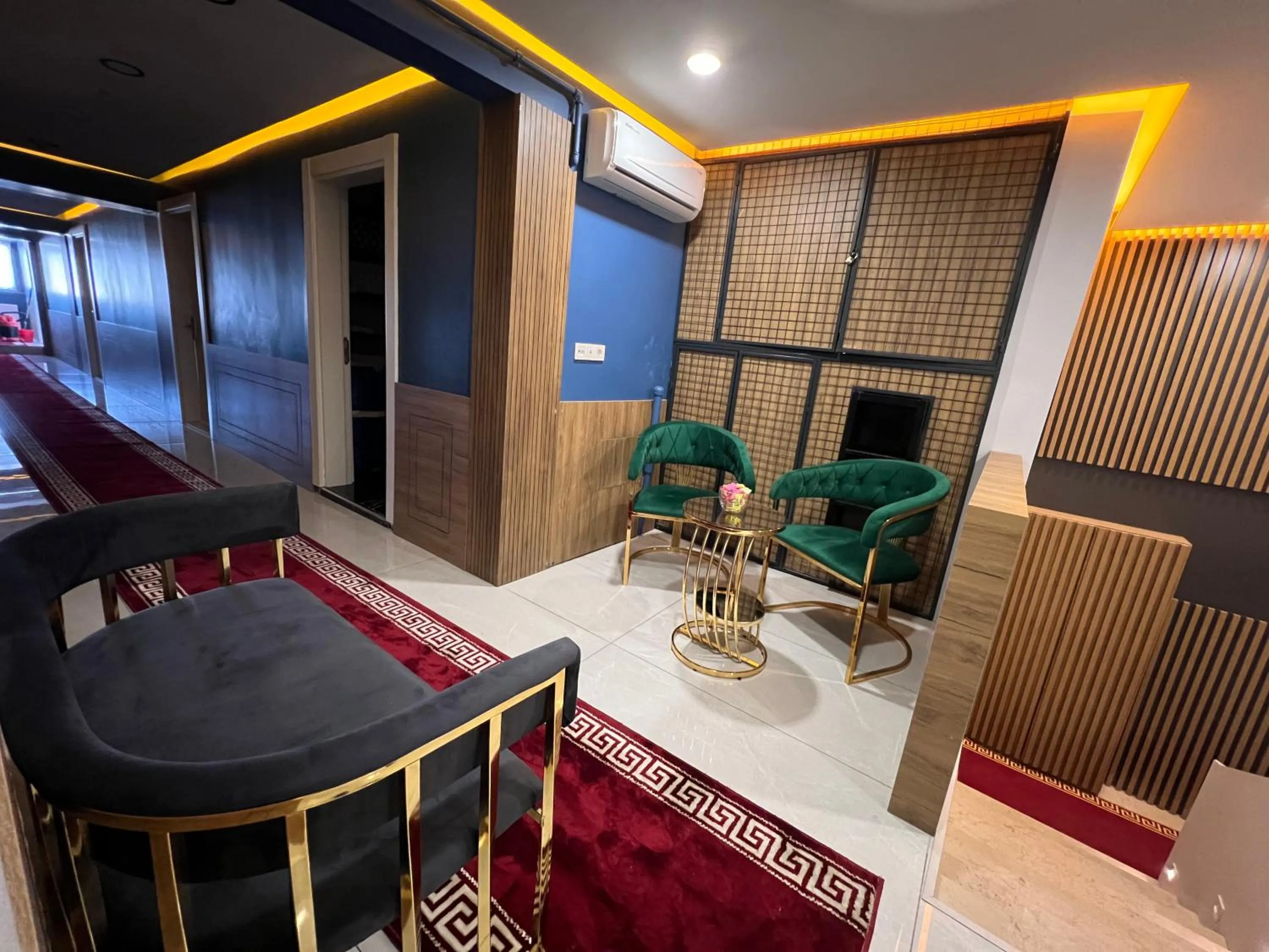 Living room in The Blue Suites