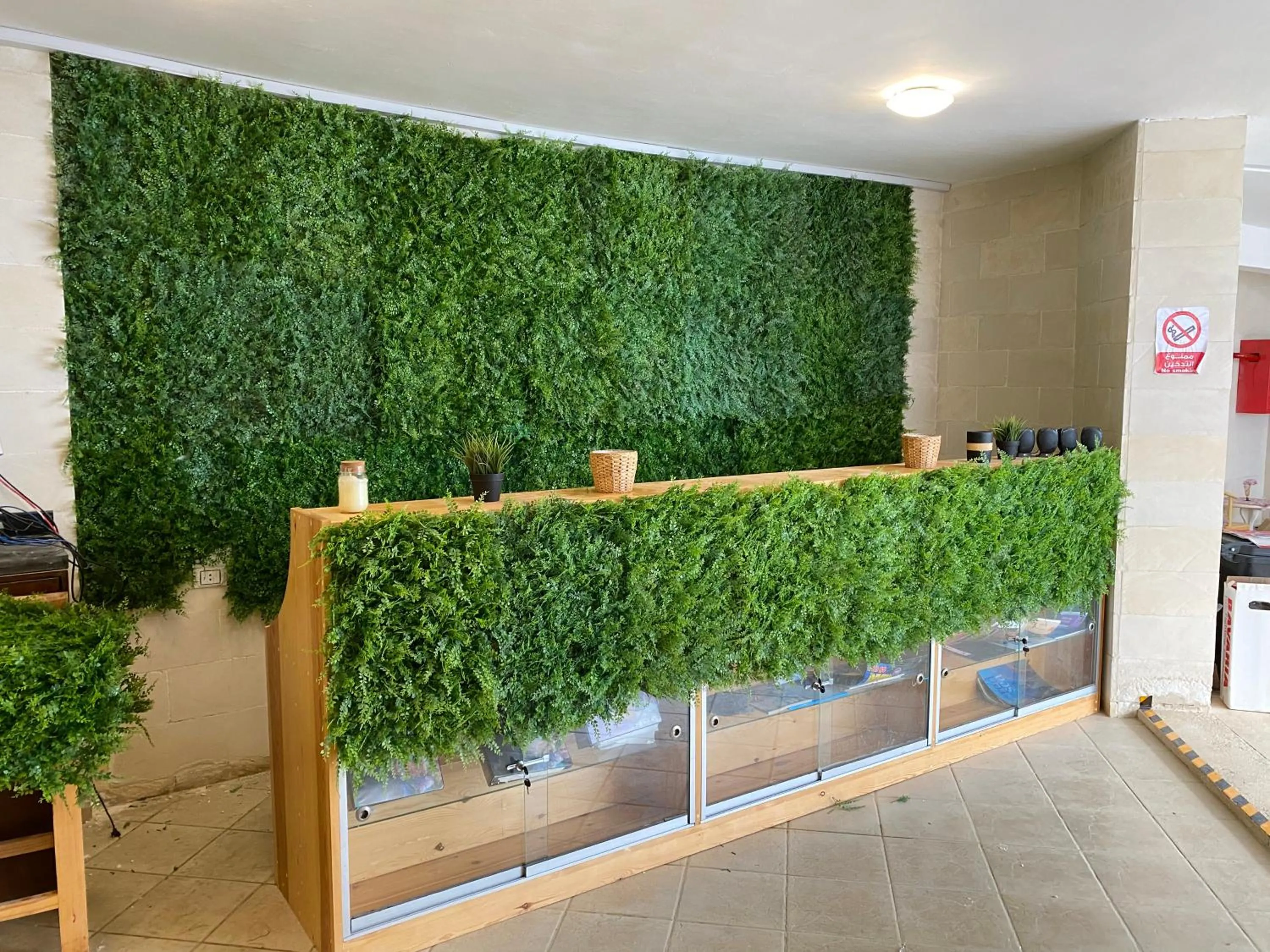 Lobby or reception in Blue Vision Diving Hotel