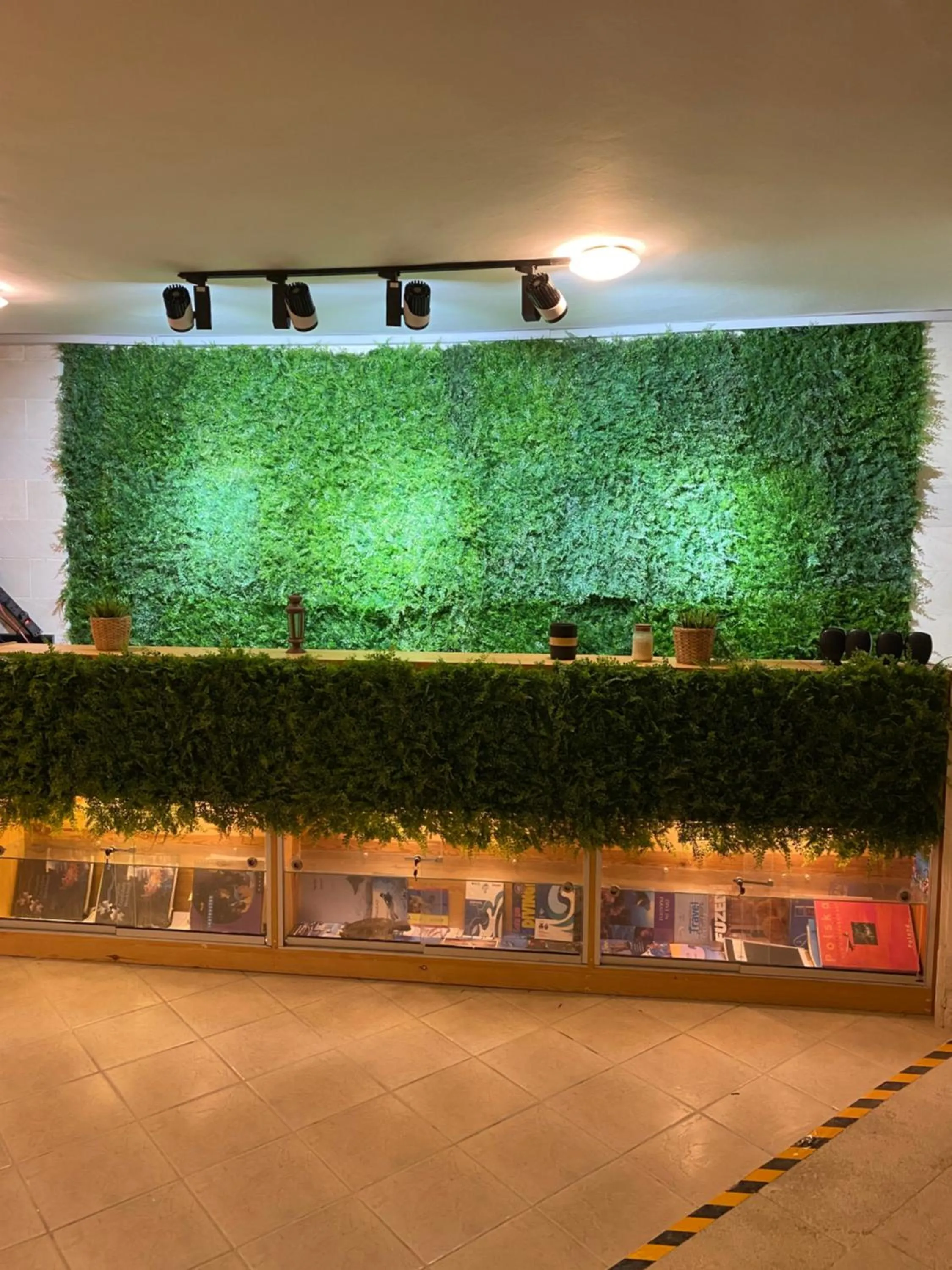 Lobby or reception in Blue Vision Diving Hotel