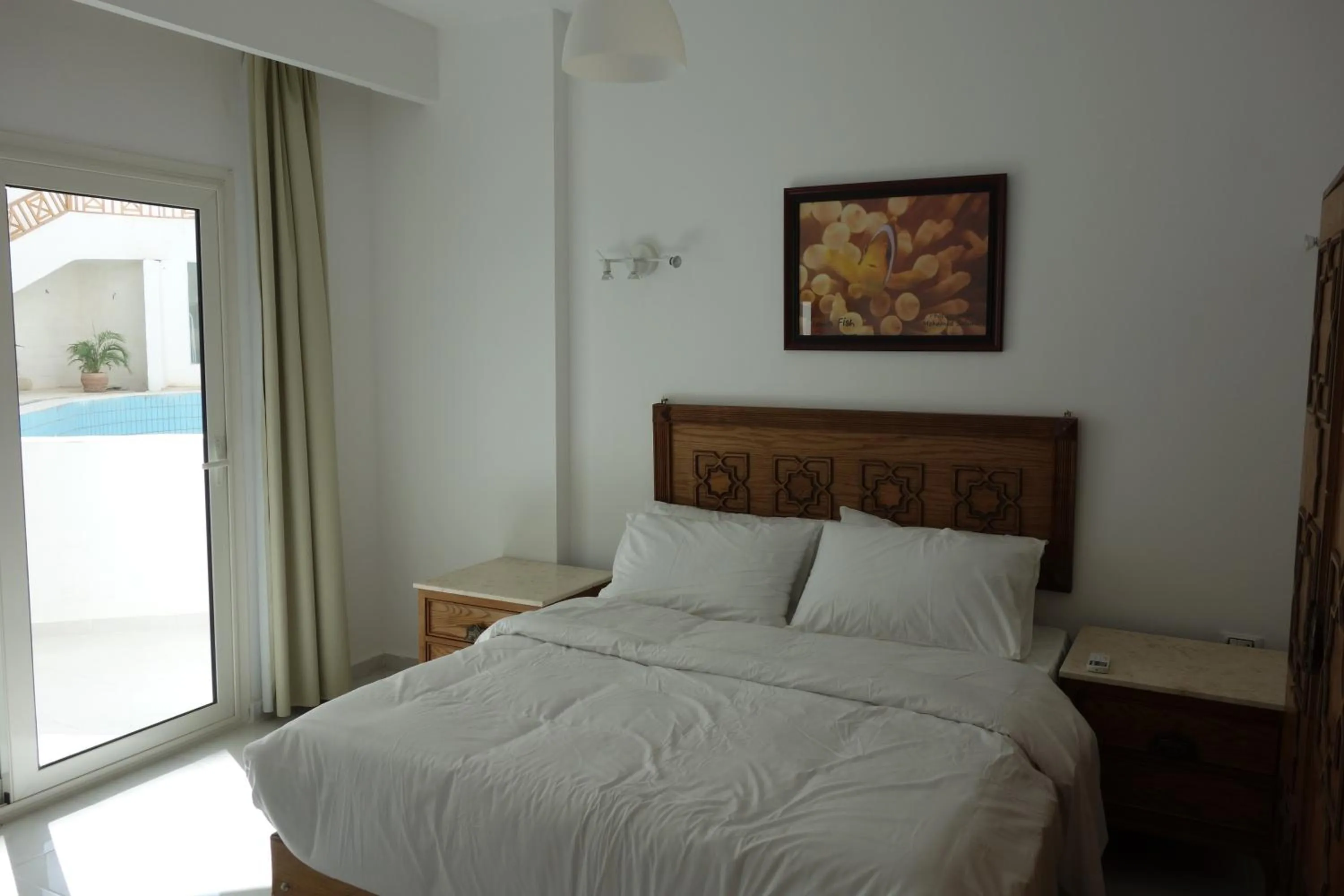 Bedroom, Bed in Blue Vision Diving Hotel