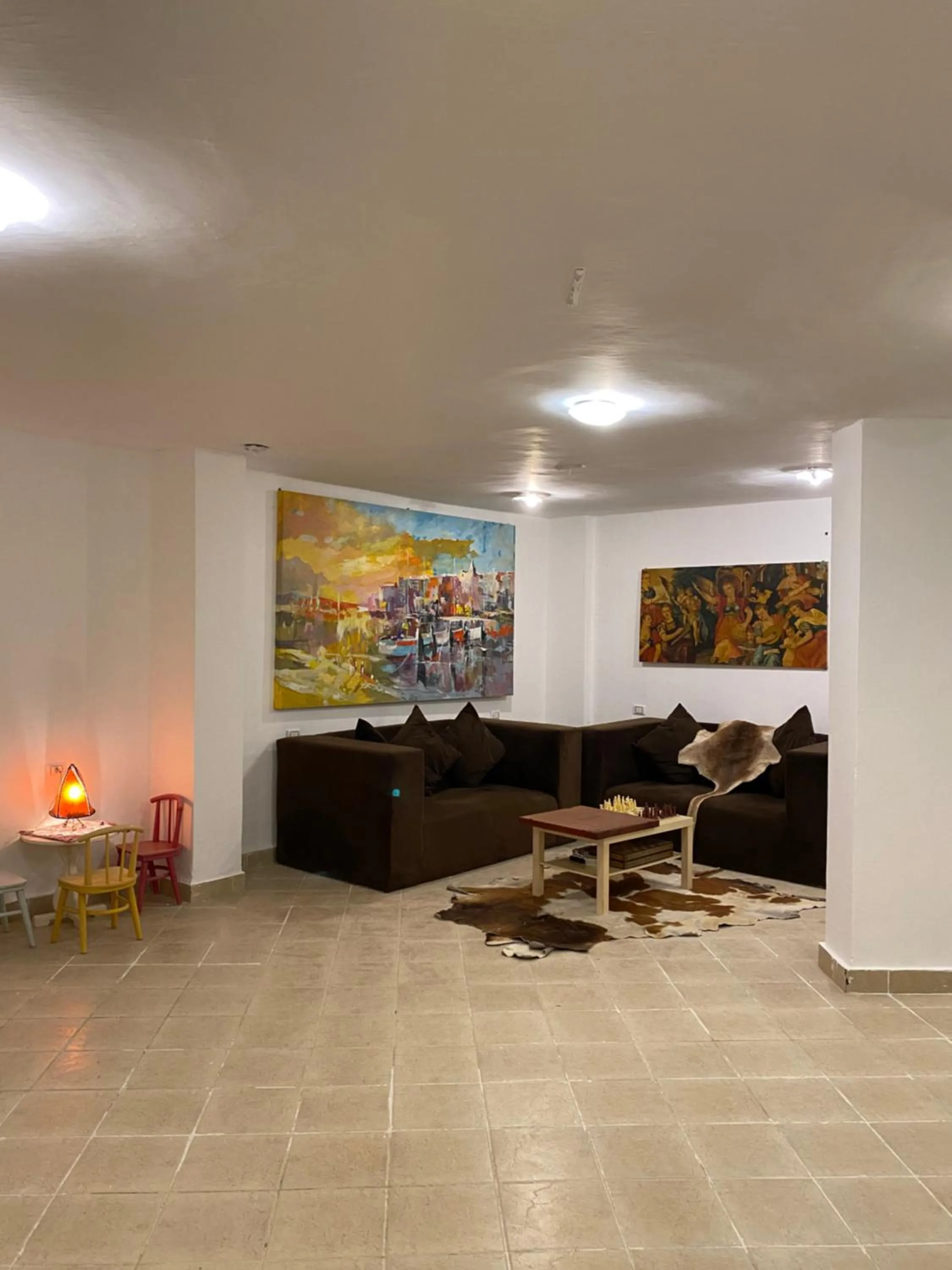 Seating area in Blue Vision Diving Hotel