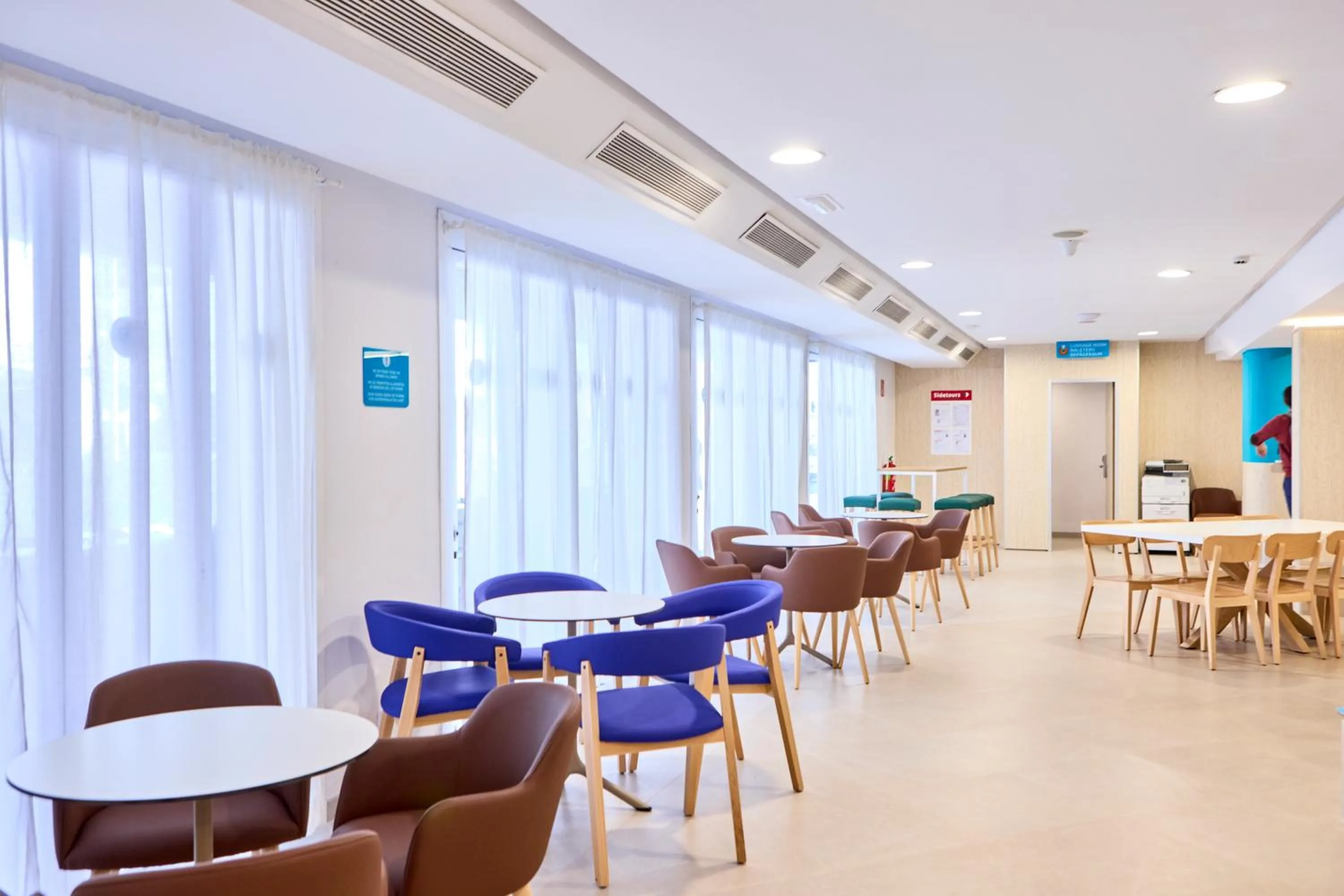 Seating area in AHOI! Urban Beach