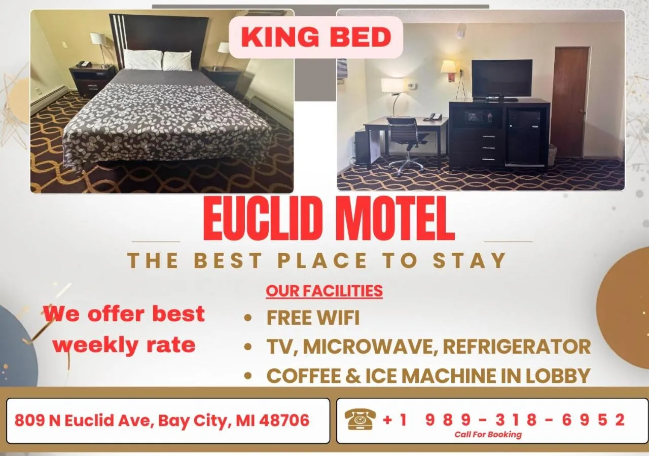 Bed in Euclid Motel