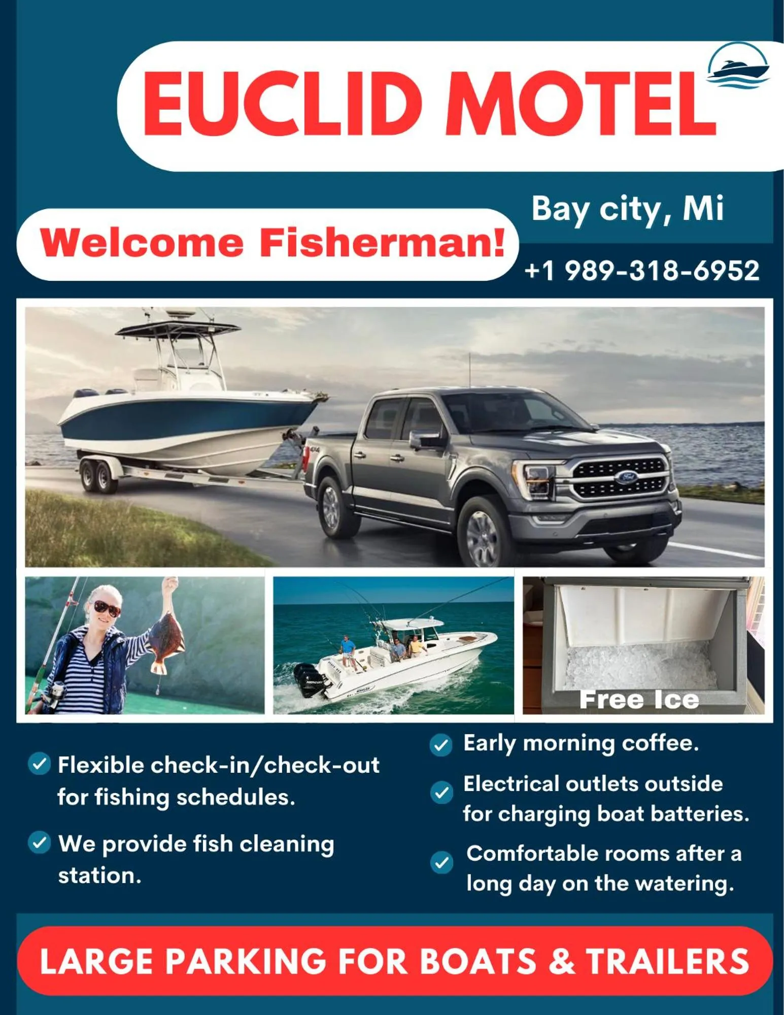 Text overlay in Euclid Motel