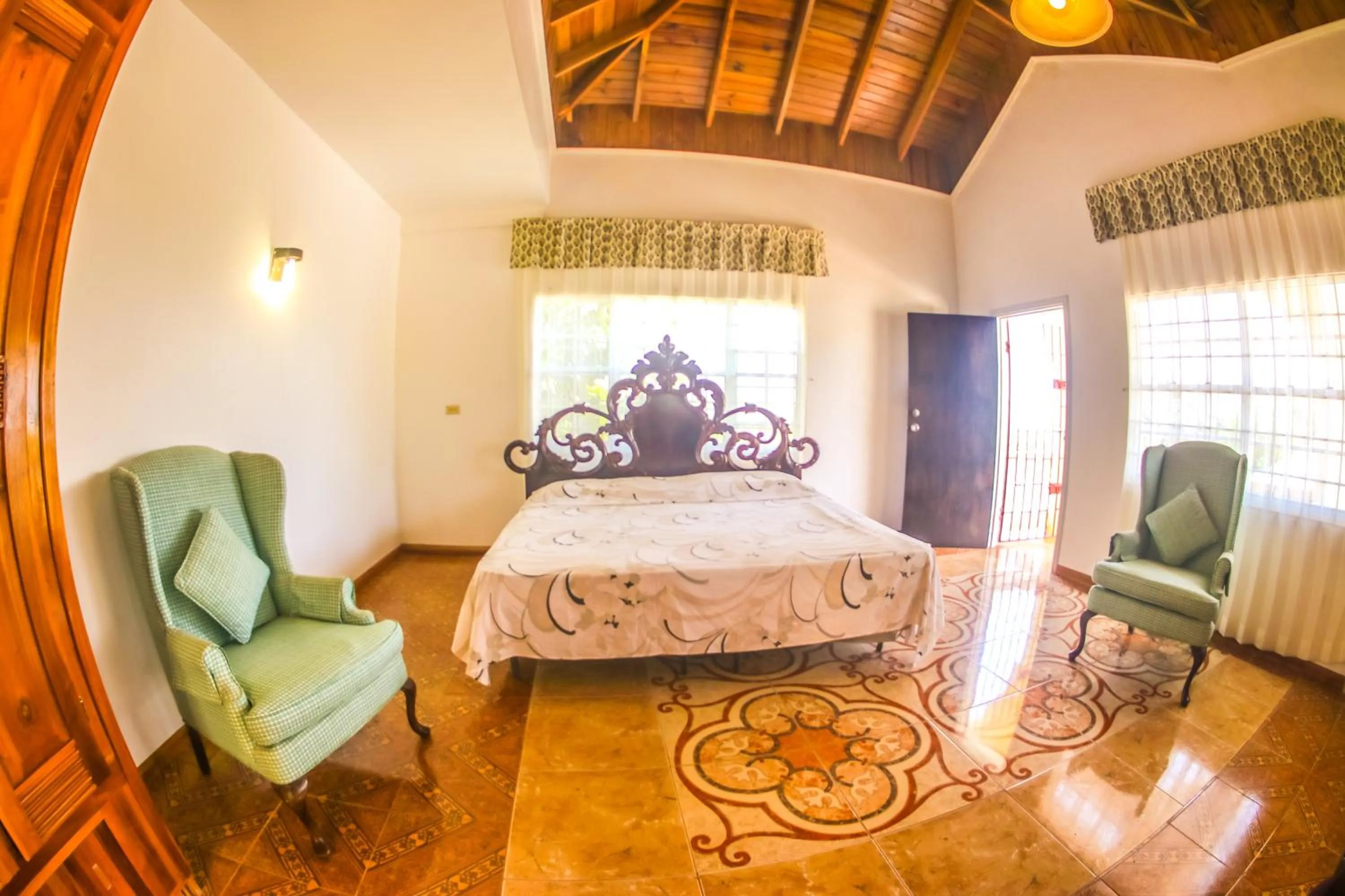 Bed in Villa Roma