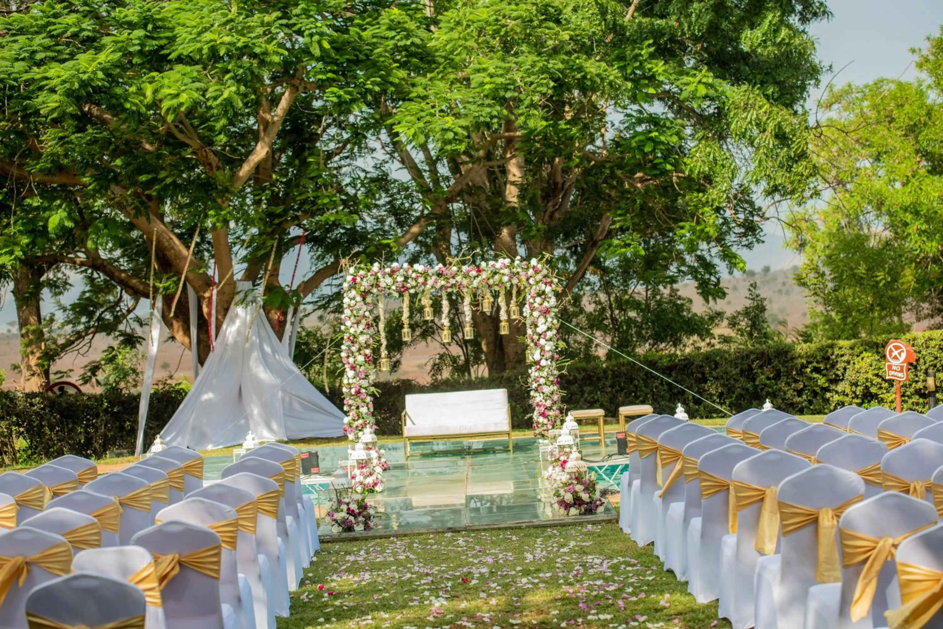 Pool view in Taita Hills Safari Resort & Spa