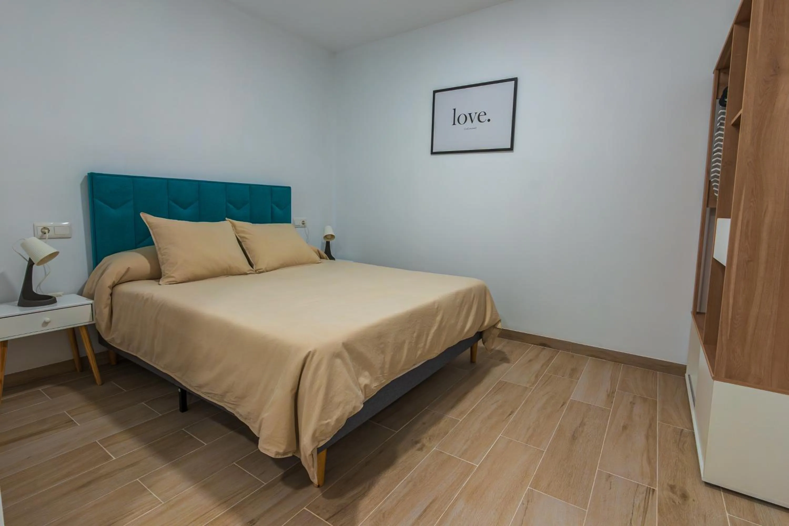 Bed in Apartamentos Turisticos José Cruz