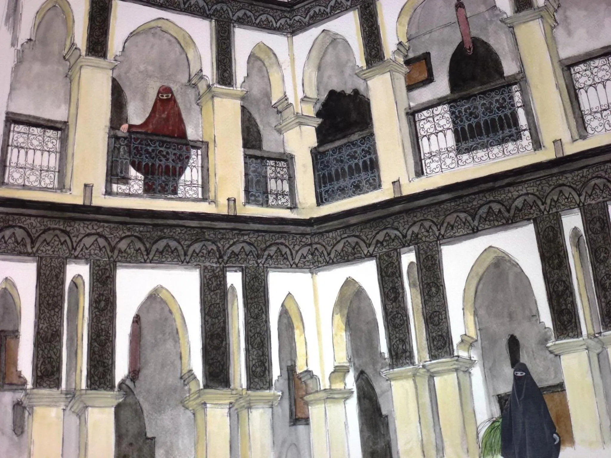 Swimming pool in Ryad Laârouss