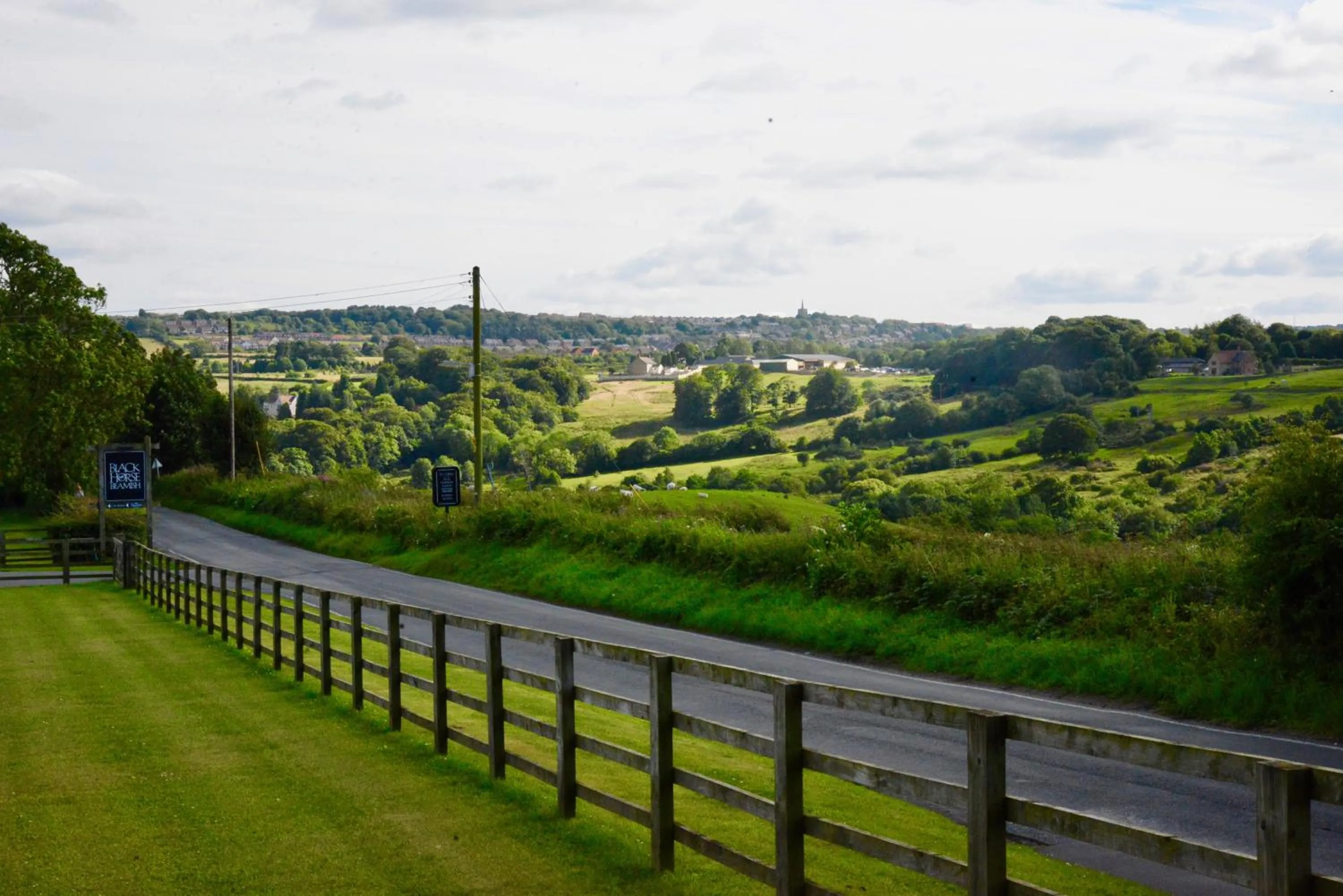 Natural landscape in Black Horse Beamish