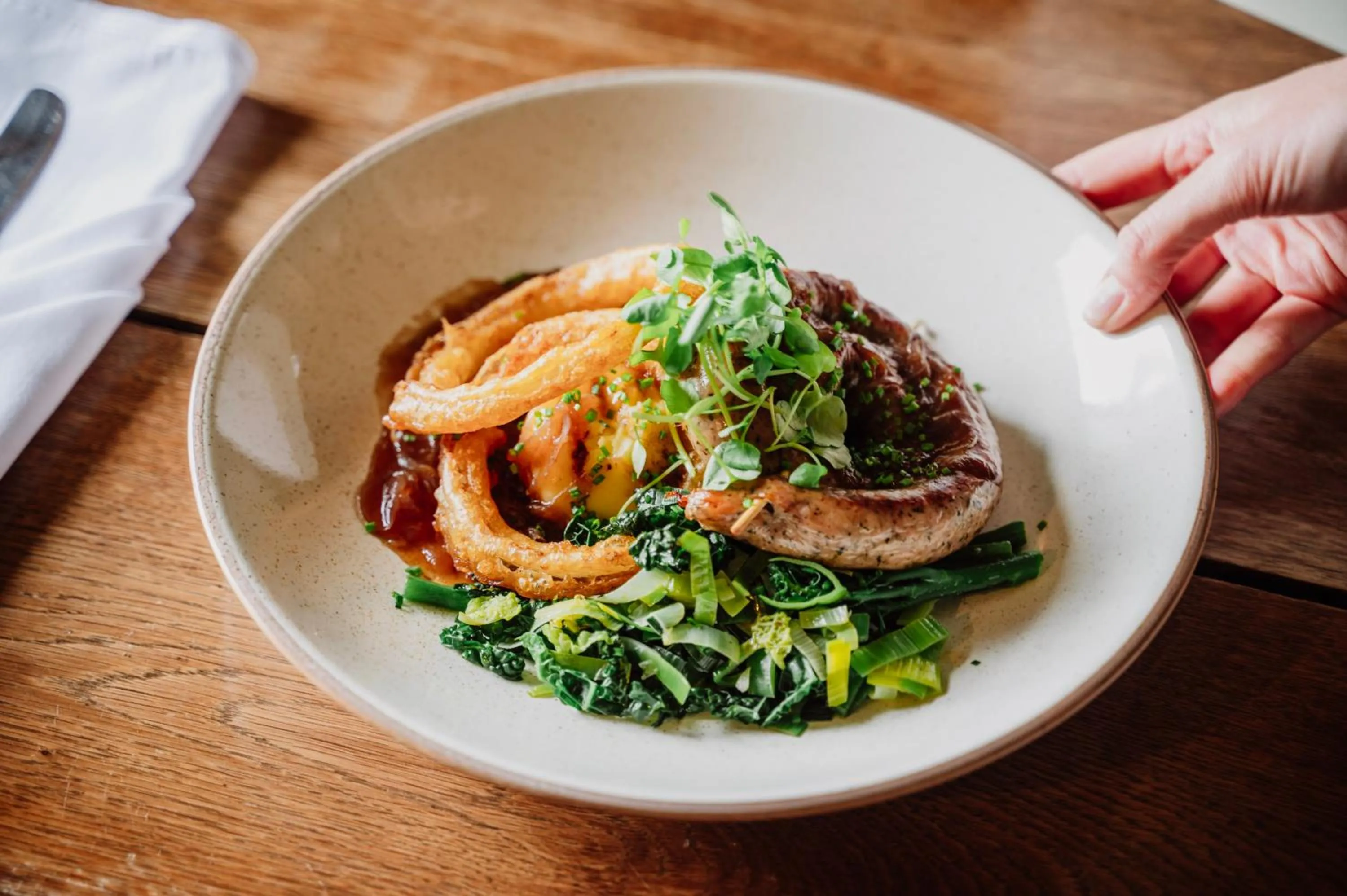 Food close-up in Black Horse Beamish