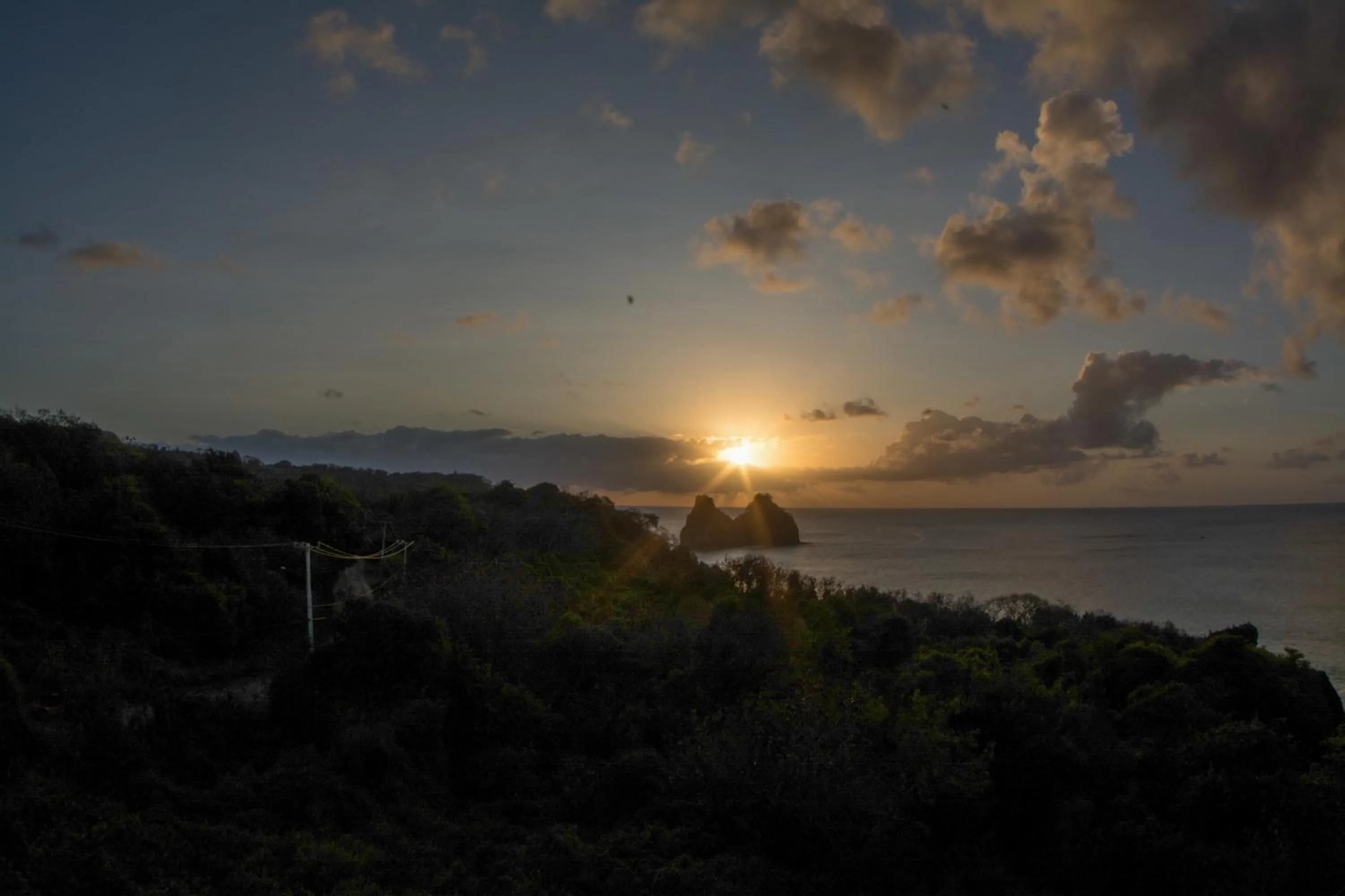 Sunset in Pousada Divino Morro