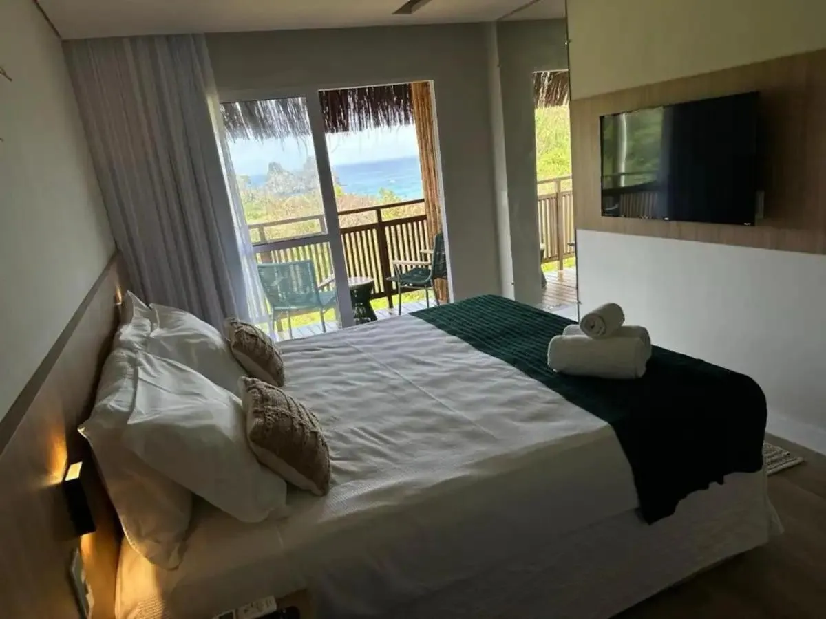 Bedroom, Bed in Pousada Divino Morro