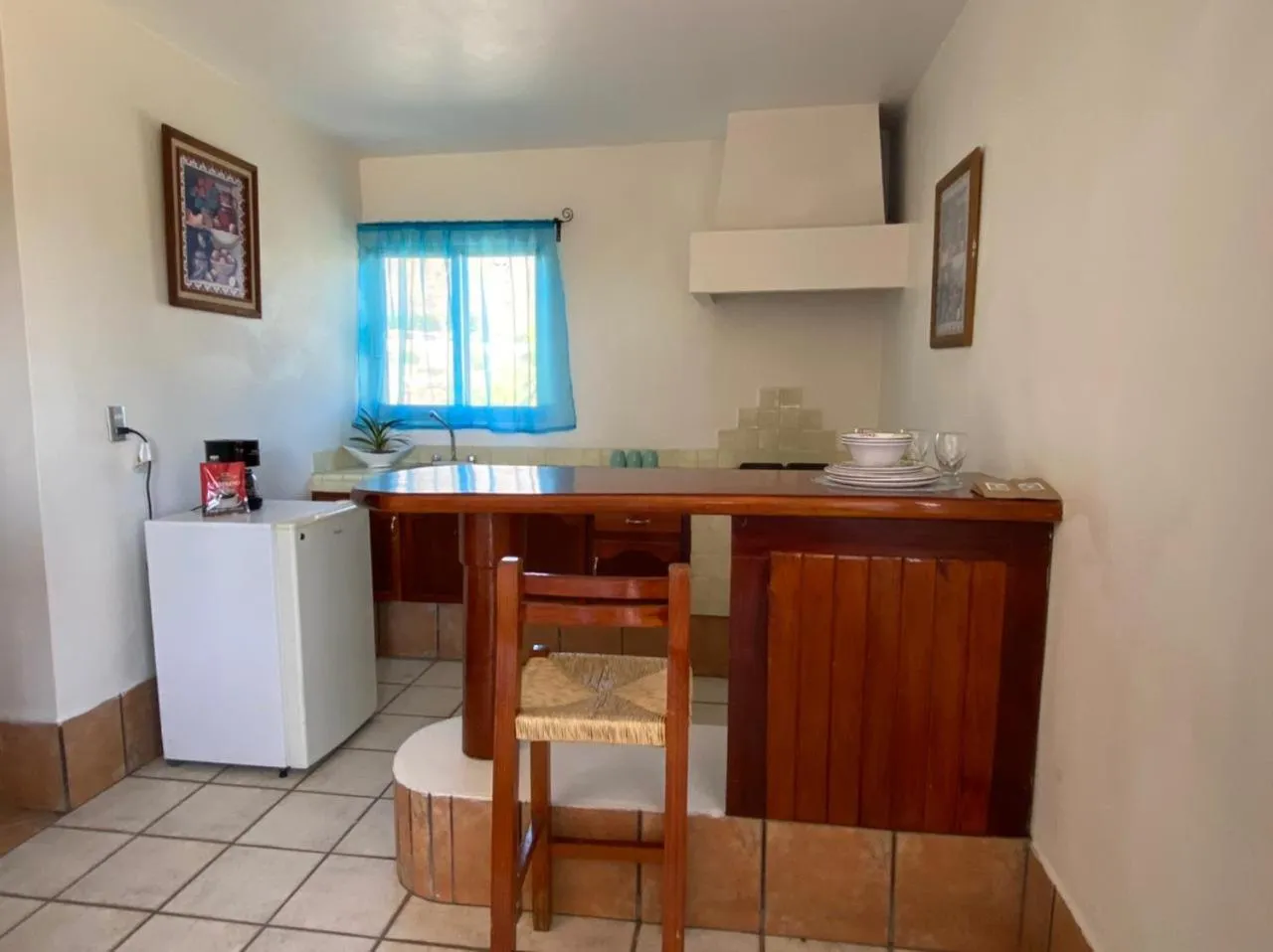 Kitchen or kitchenette in Hotel Yauco