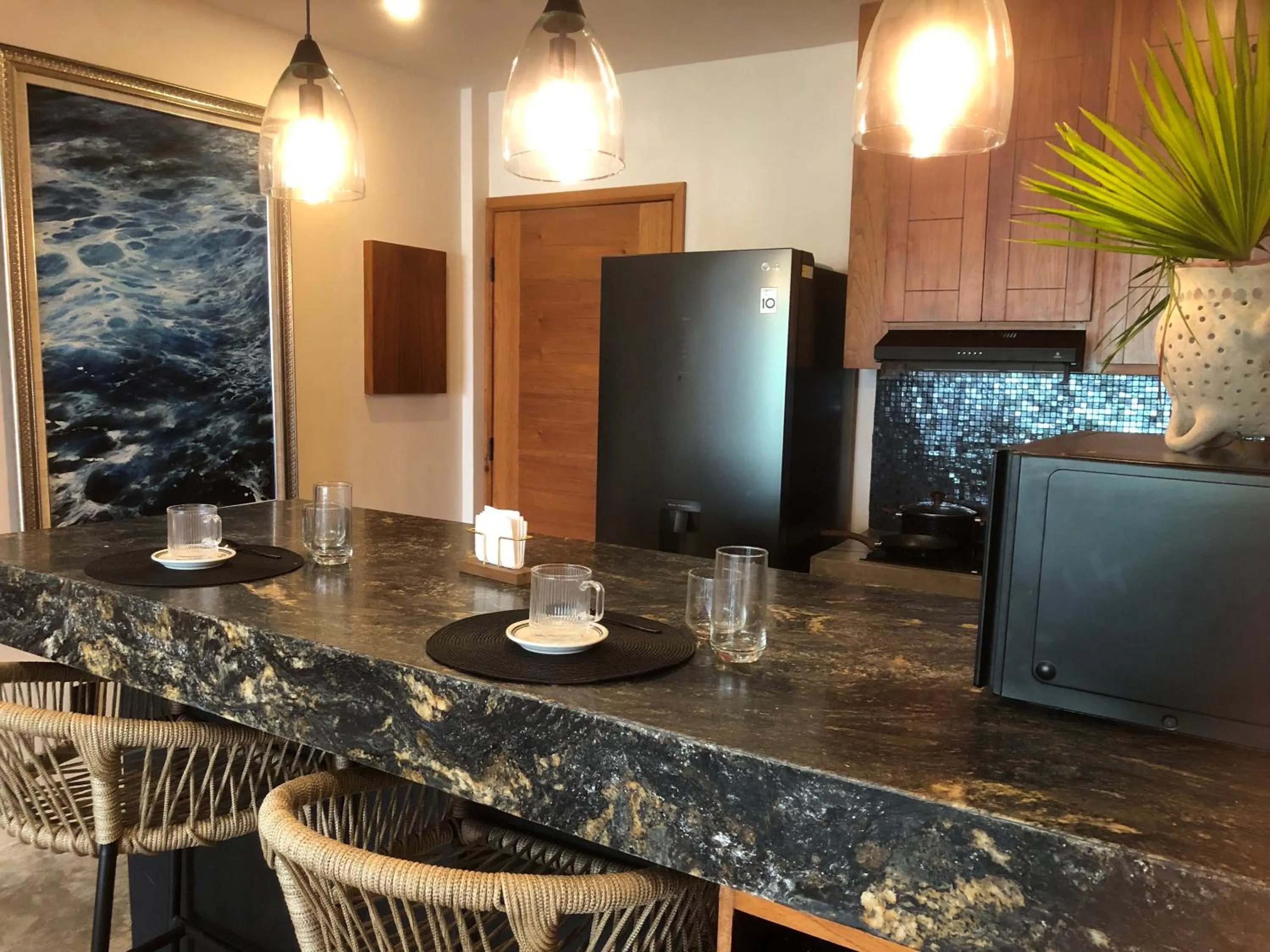 Dining area in Condominio Talulah Living Tulum