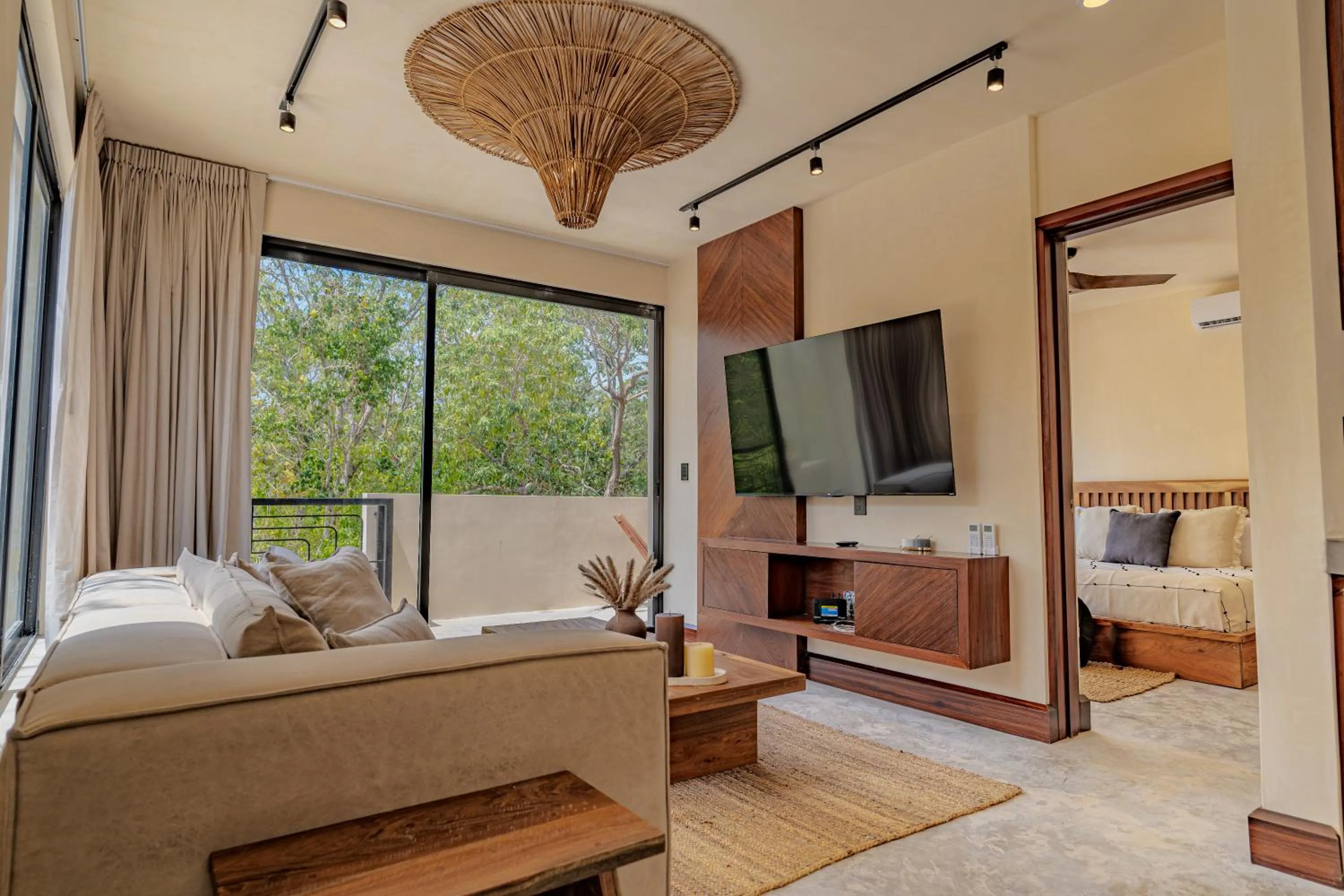 TV and multimedia, Bed in Condominio Talulah Living Tulum