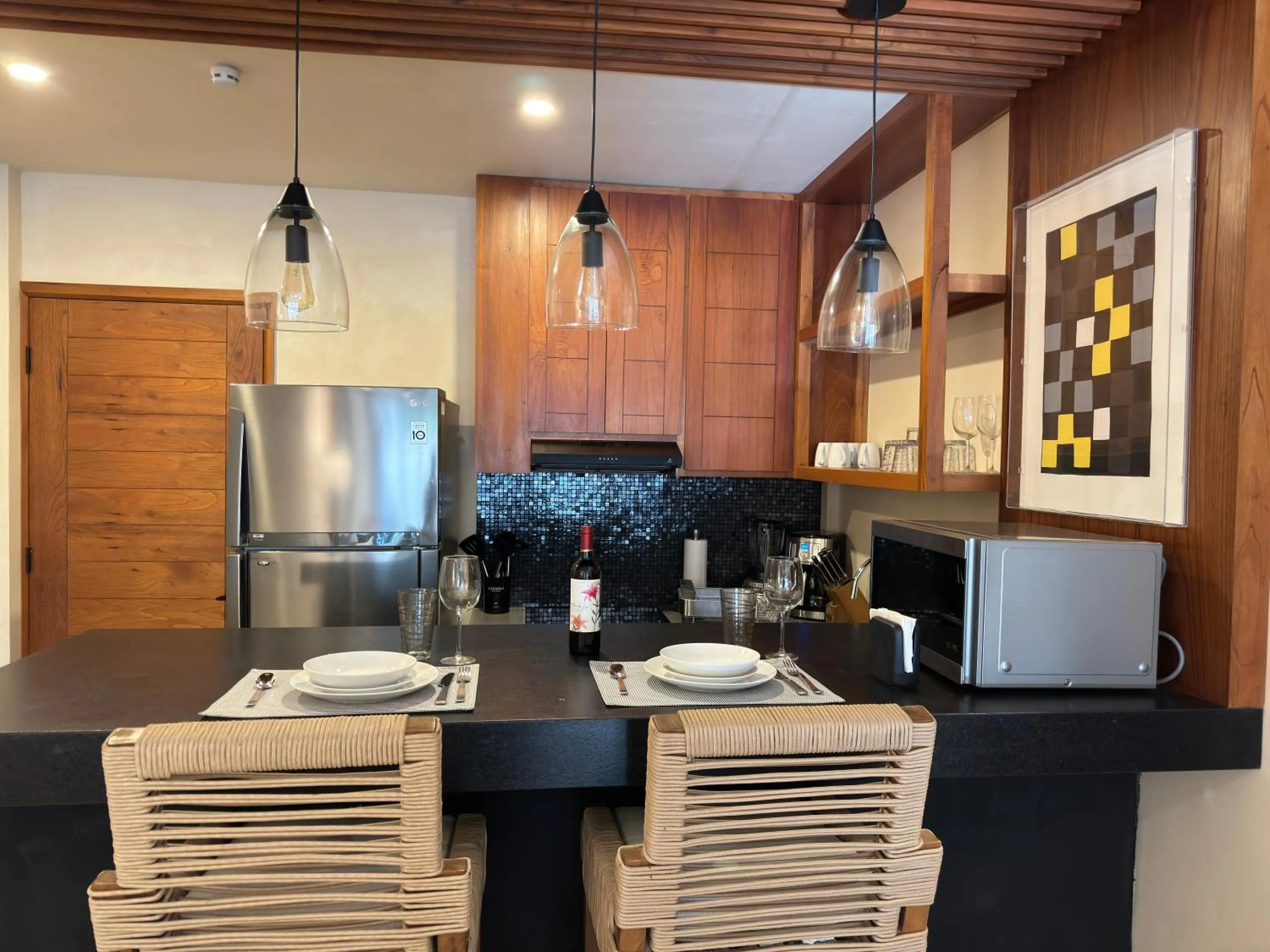 Kitchen or kitchenette in Condominio Talulah Living Tulum