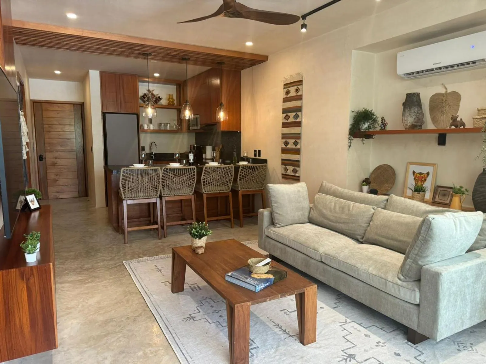 Living room in Condominio Talulah Living Tulum