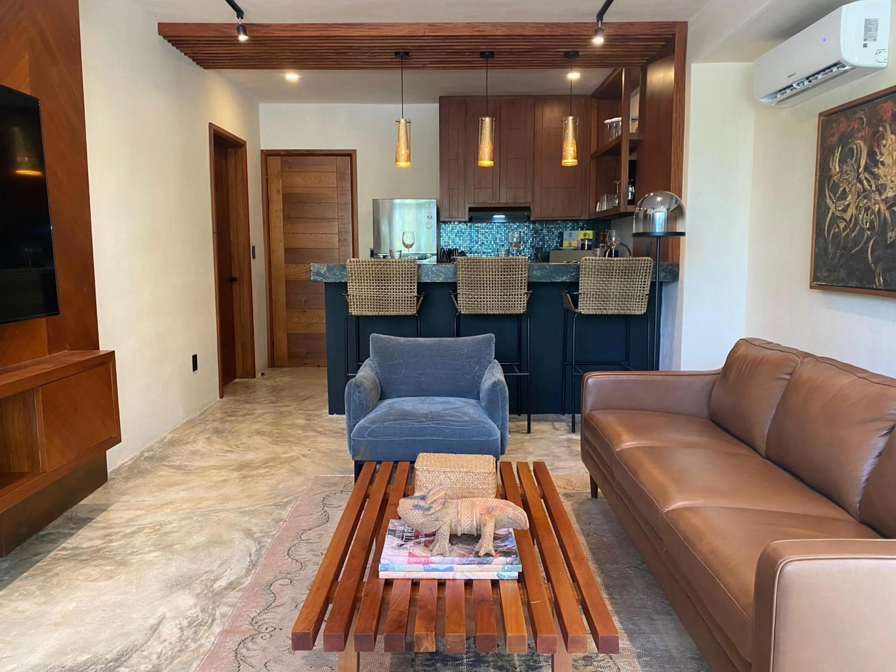 Living room in Condominio Talulah Living Tulum