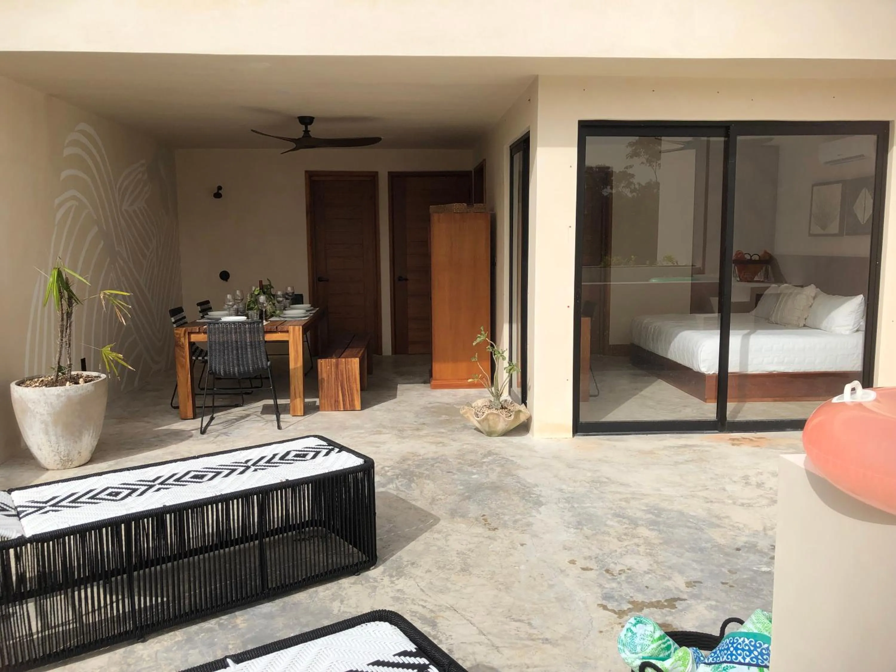 Patio, Bed in Condominio Talulah Living Tulum