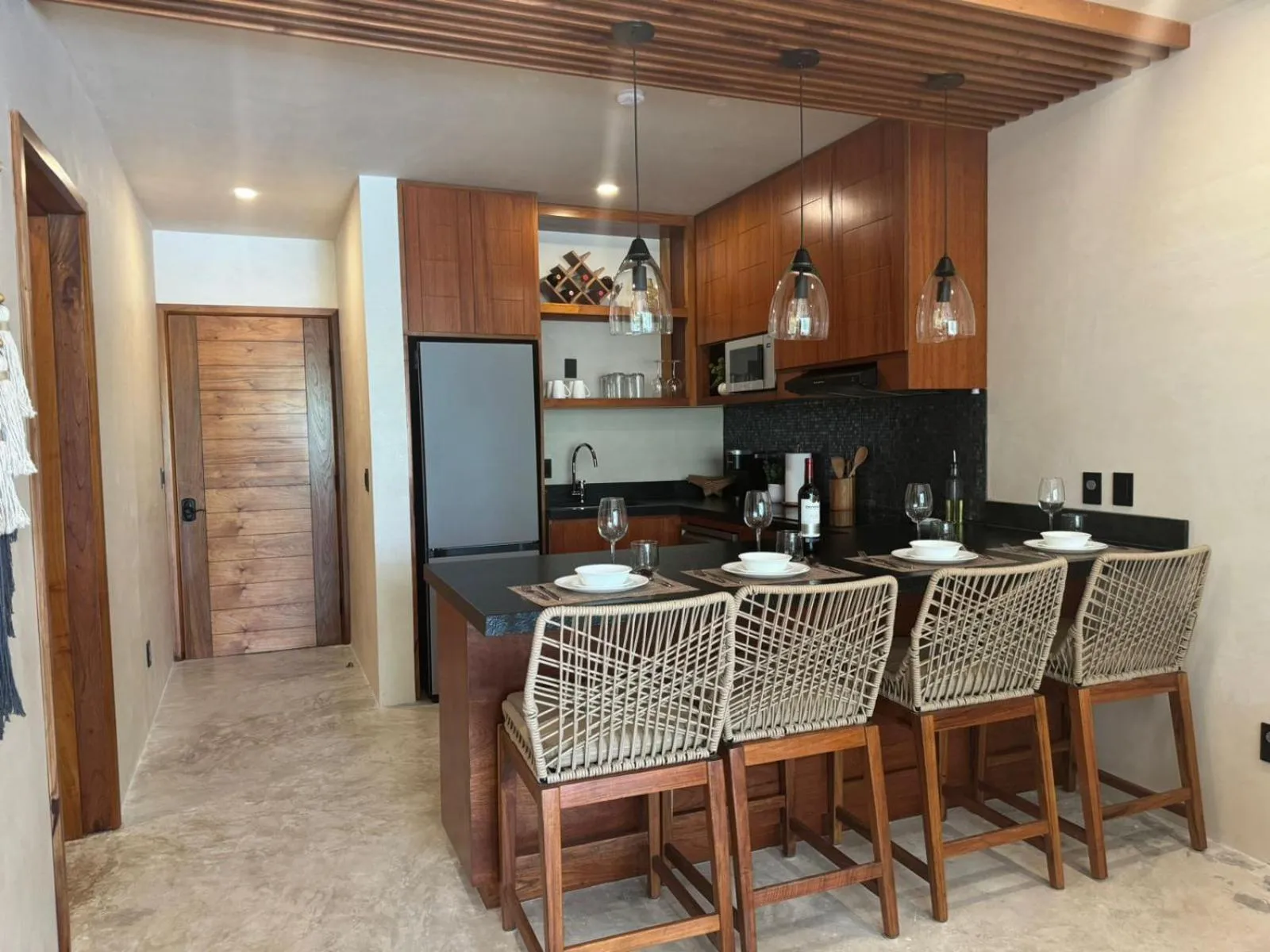 Kitchen or kitchenette in Condominio Talulah Living Tulum