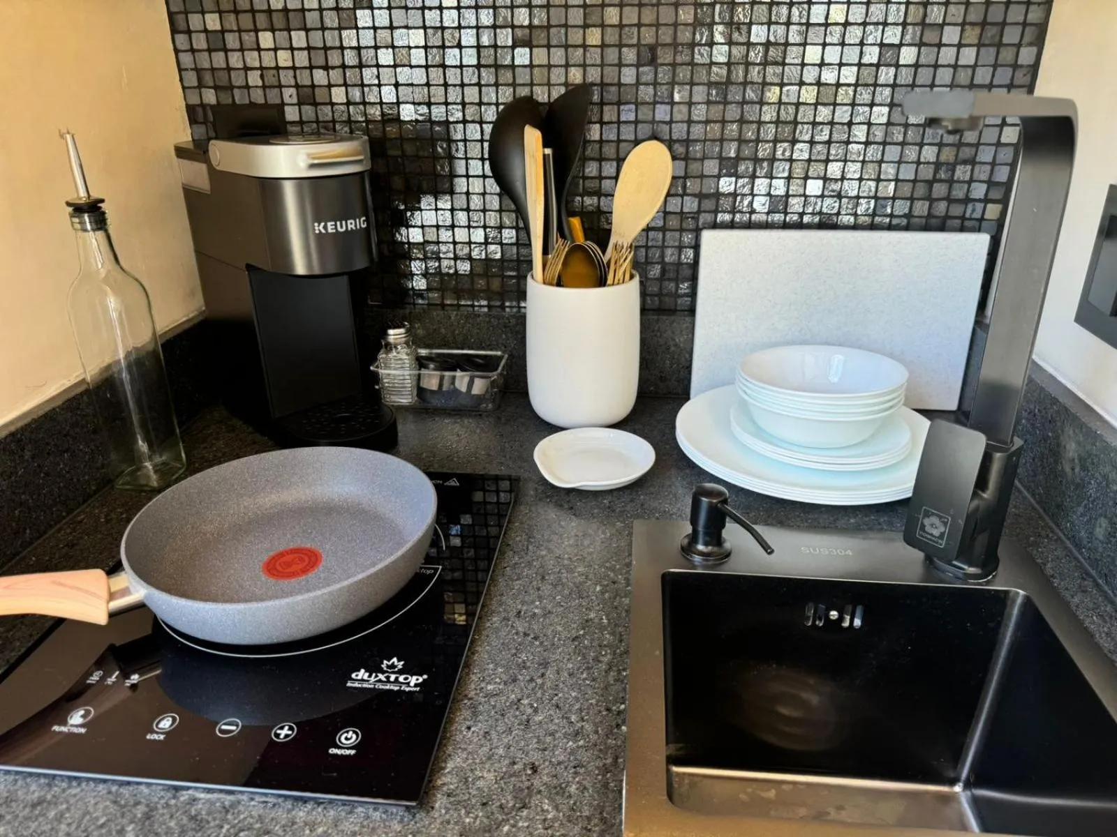 Kitchen or kitchenette in Condominio Talulah Living Tulum