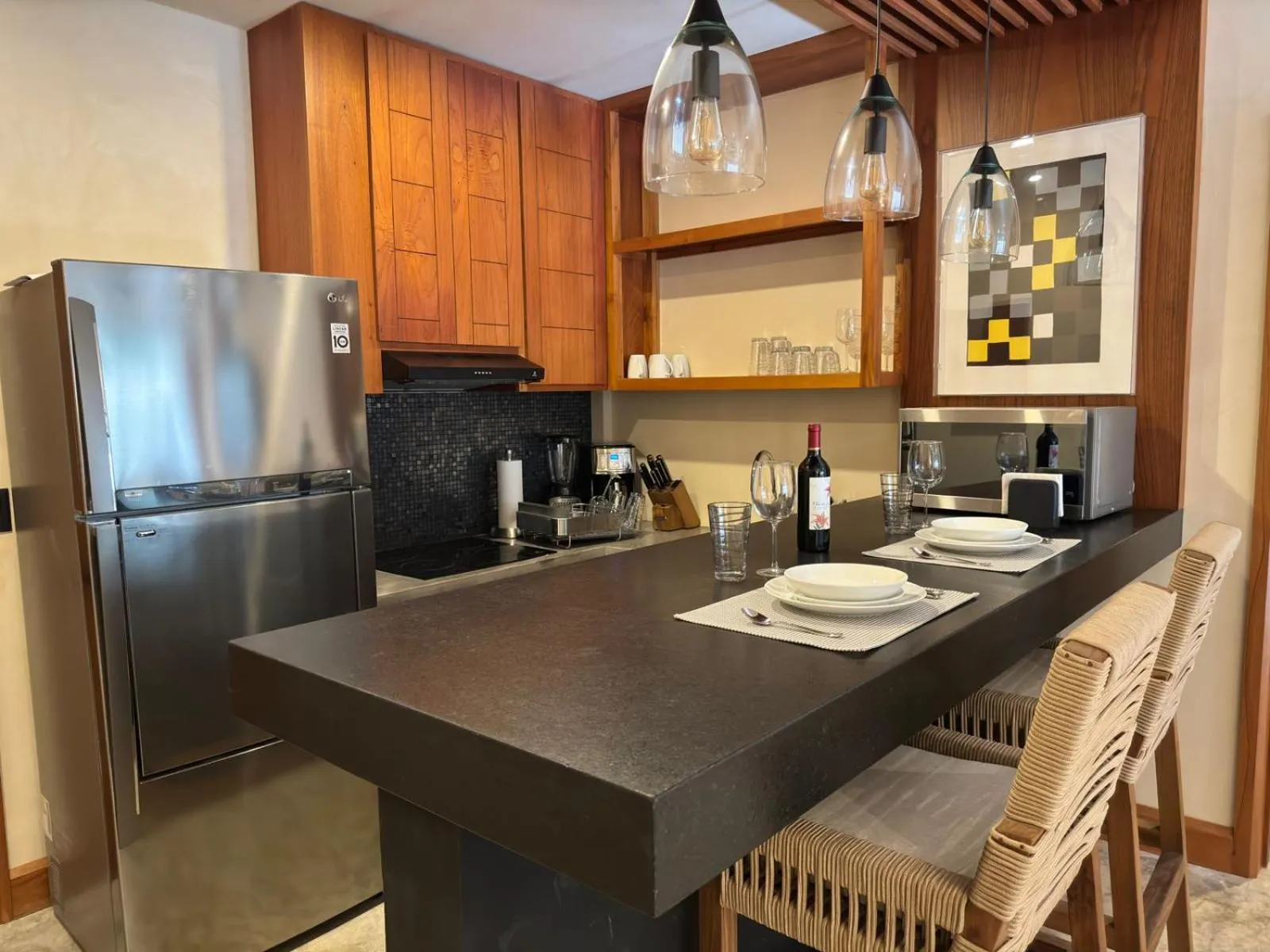 Dining area in Condominio Talulah Living Tulum