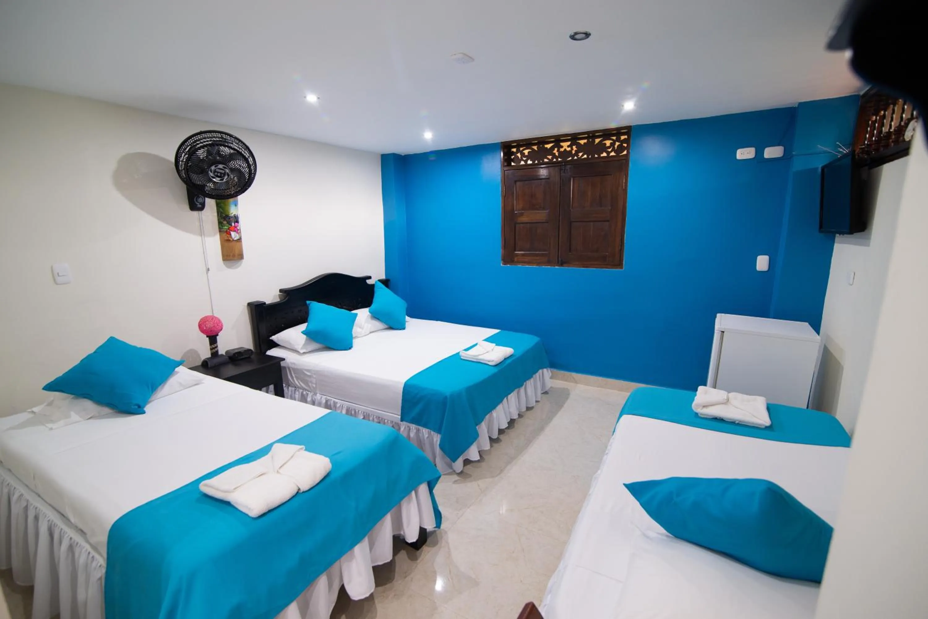 Bed in Hotel Campestre Los Tucanes