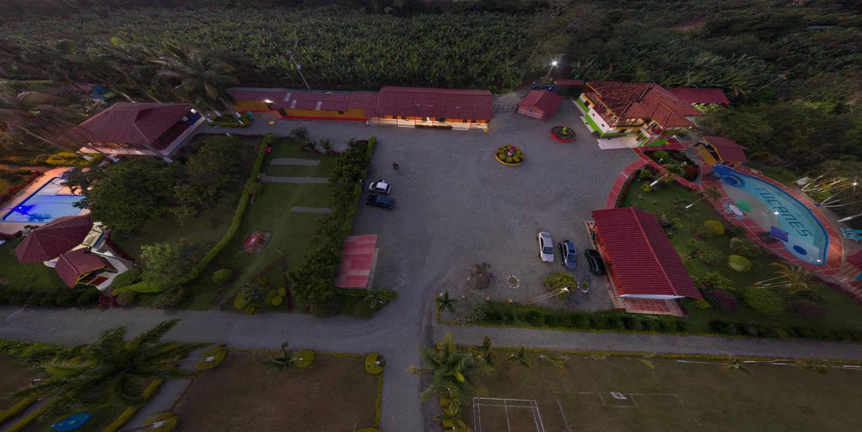 Bird's eye view in Hotel Campestre Los Tucanes
