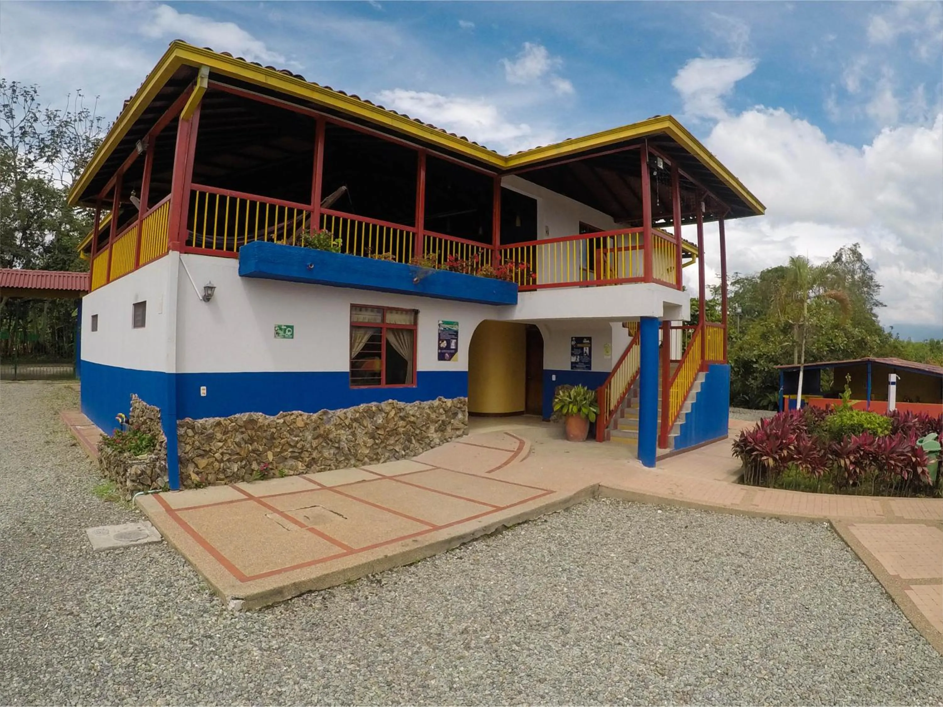 Lobby or reception in Hotel Campestre Los Tucanes