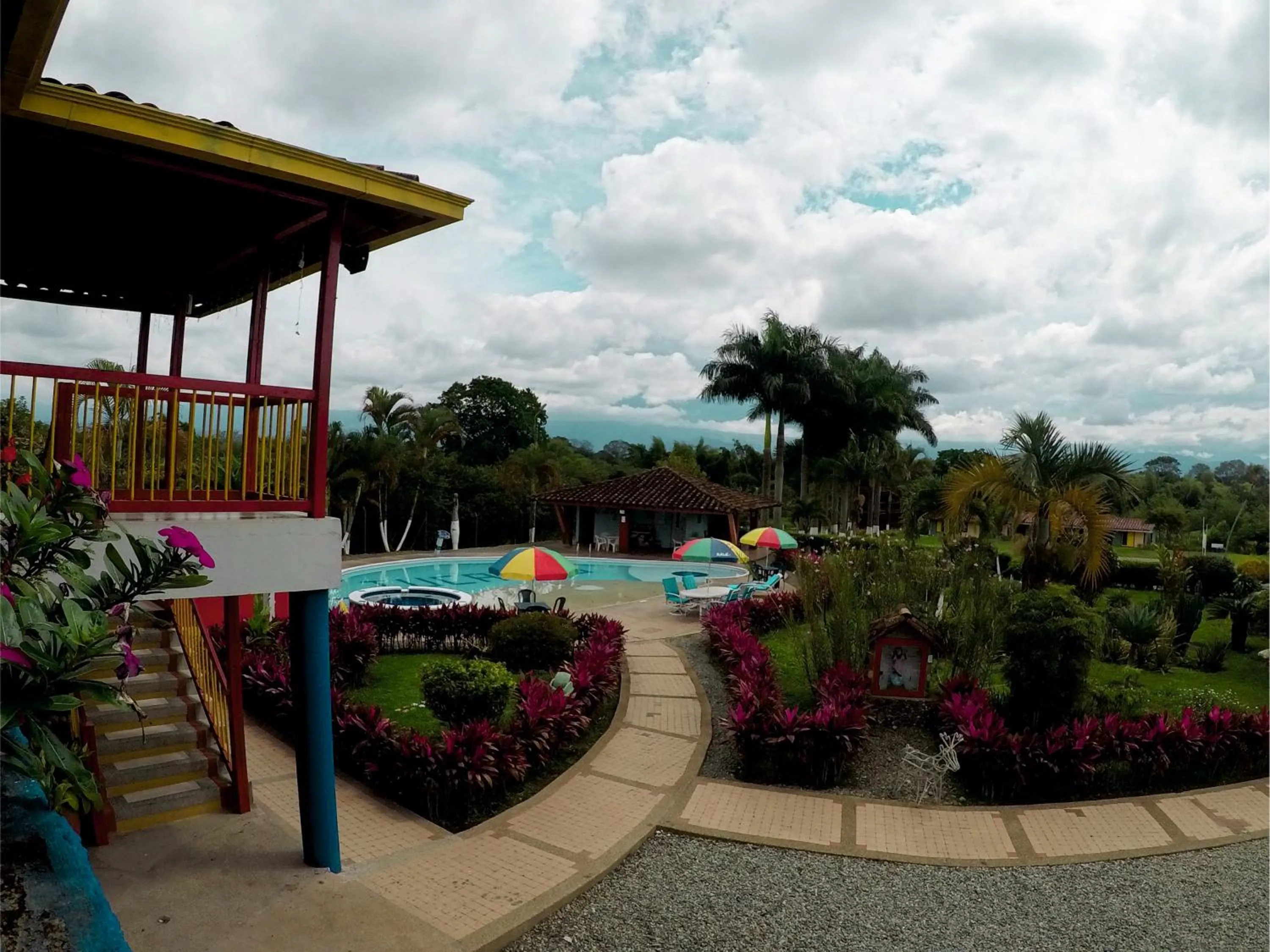 Lobby or reception in Hotel Campestre Los Tucanes