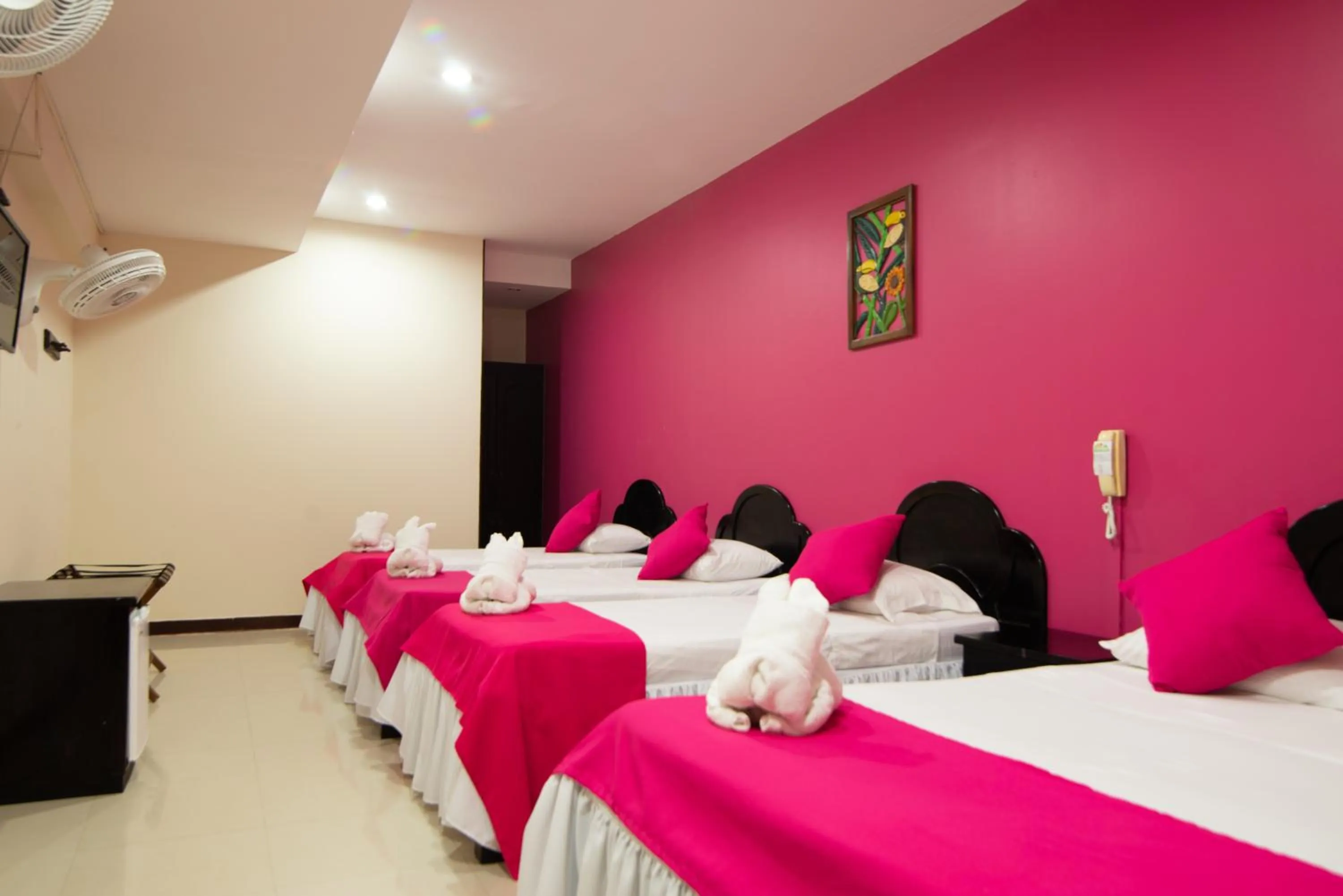 Bed in Hotel Campestre Los Tucanes