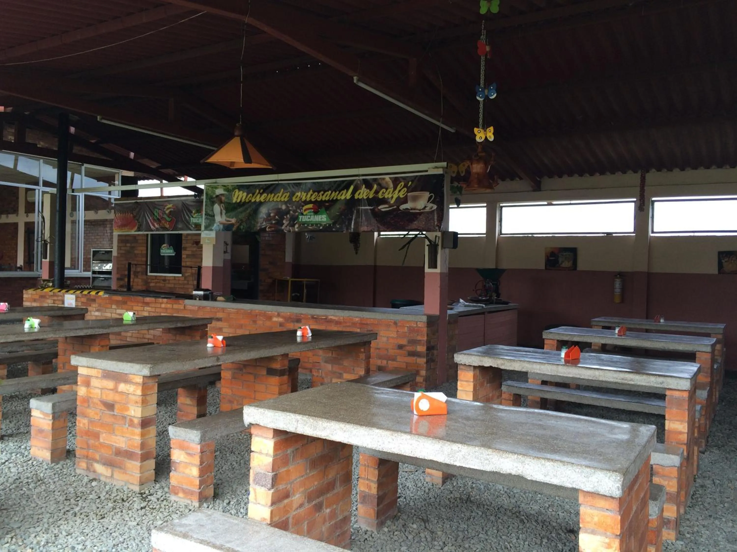 BBQ facilities in Hotel Campestre Los Tucanes