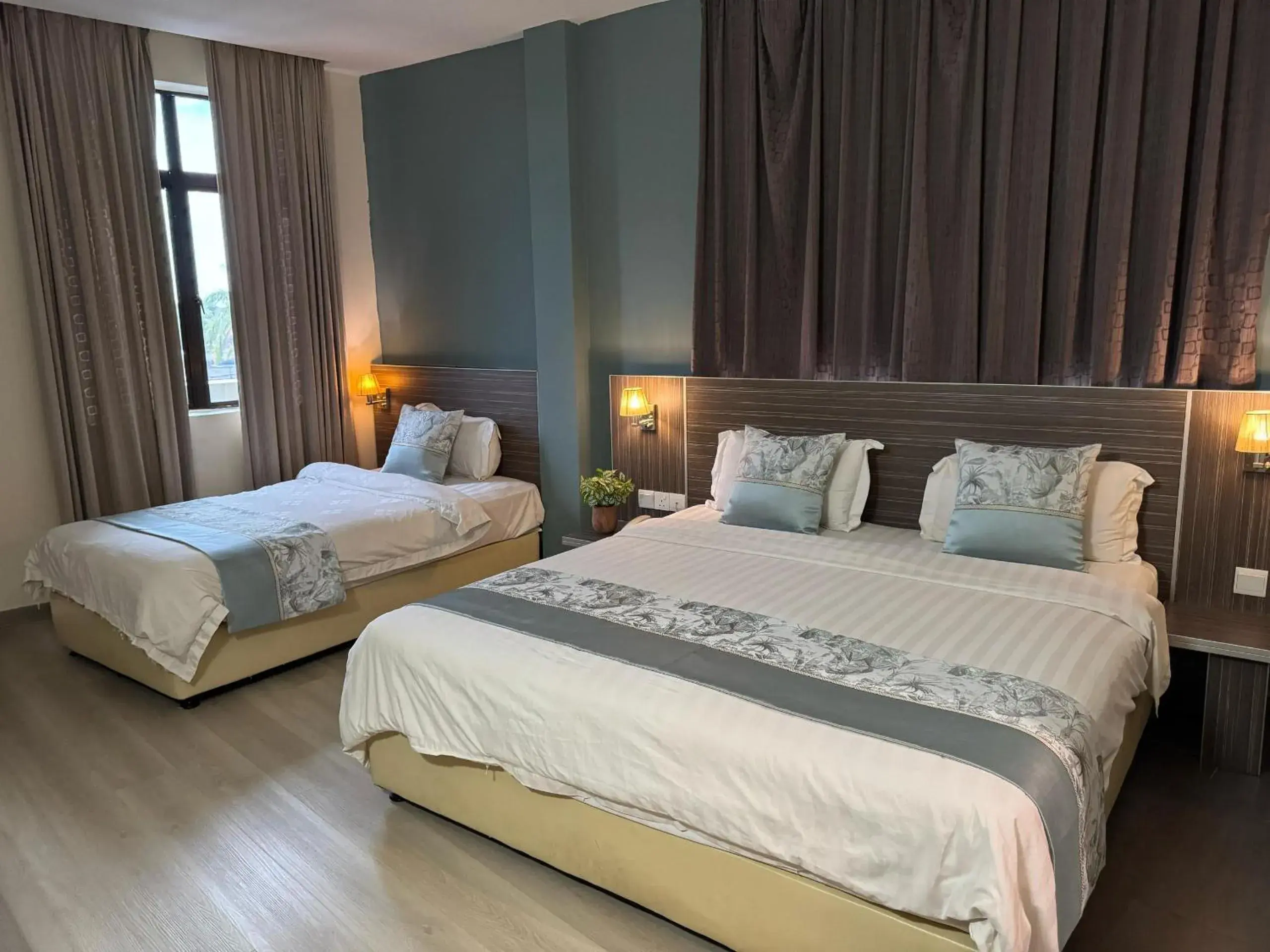 Bed in K Garden Hotel (BS) Bed in K Garden Hotel (BS)