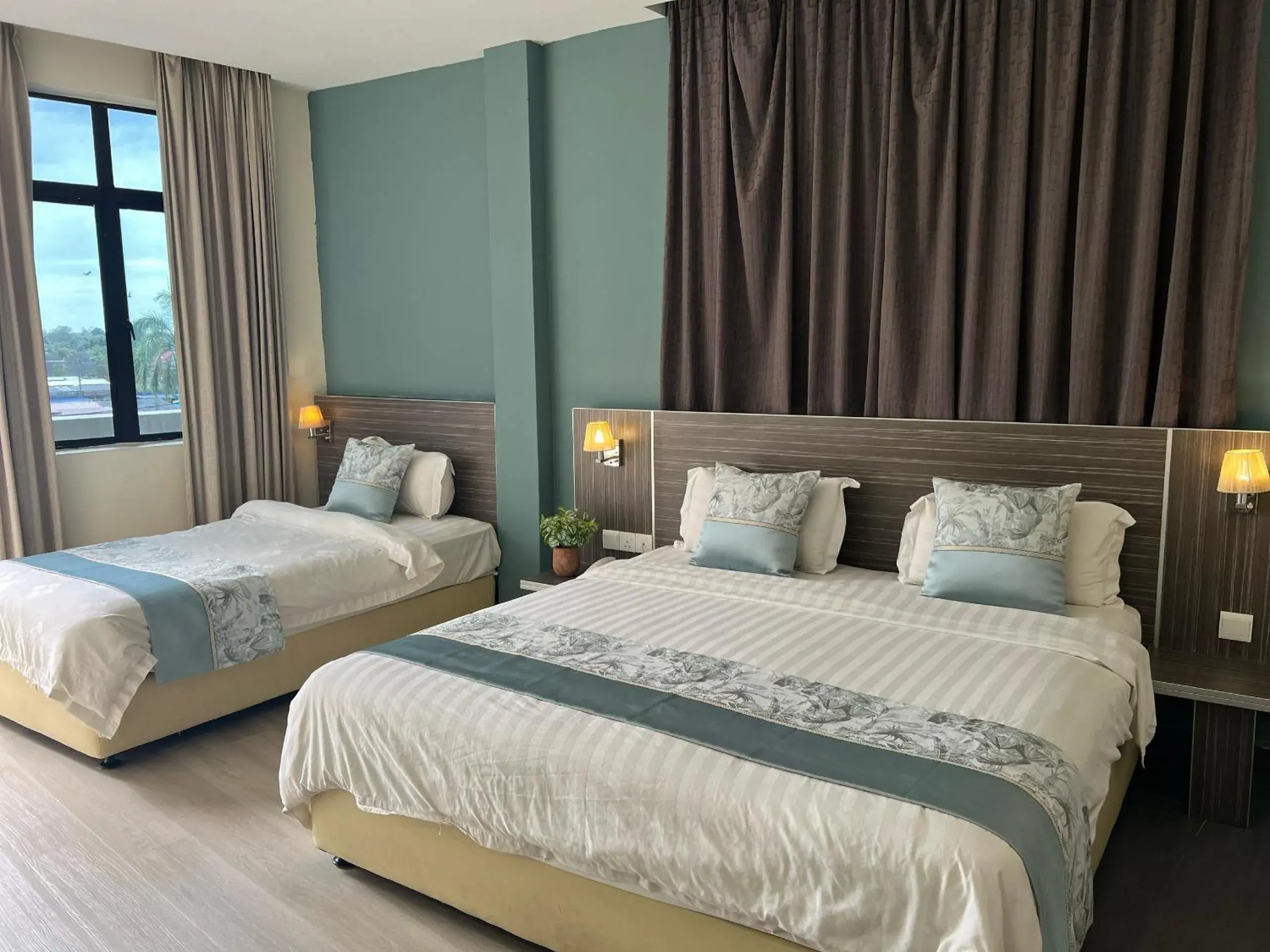 Bed in K Garden Hotel (BS) Bed in K Garden Hotel (BS)