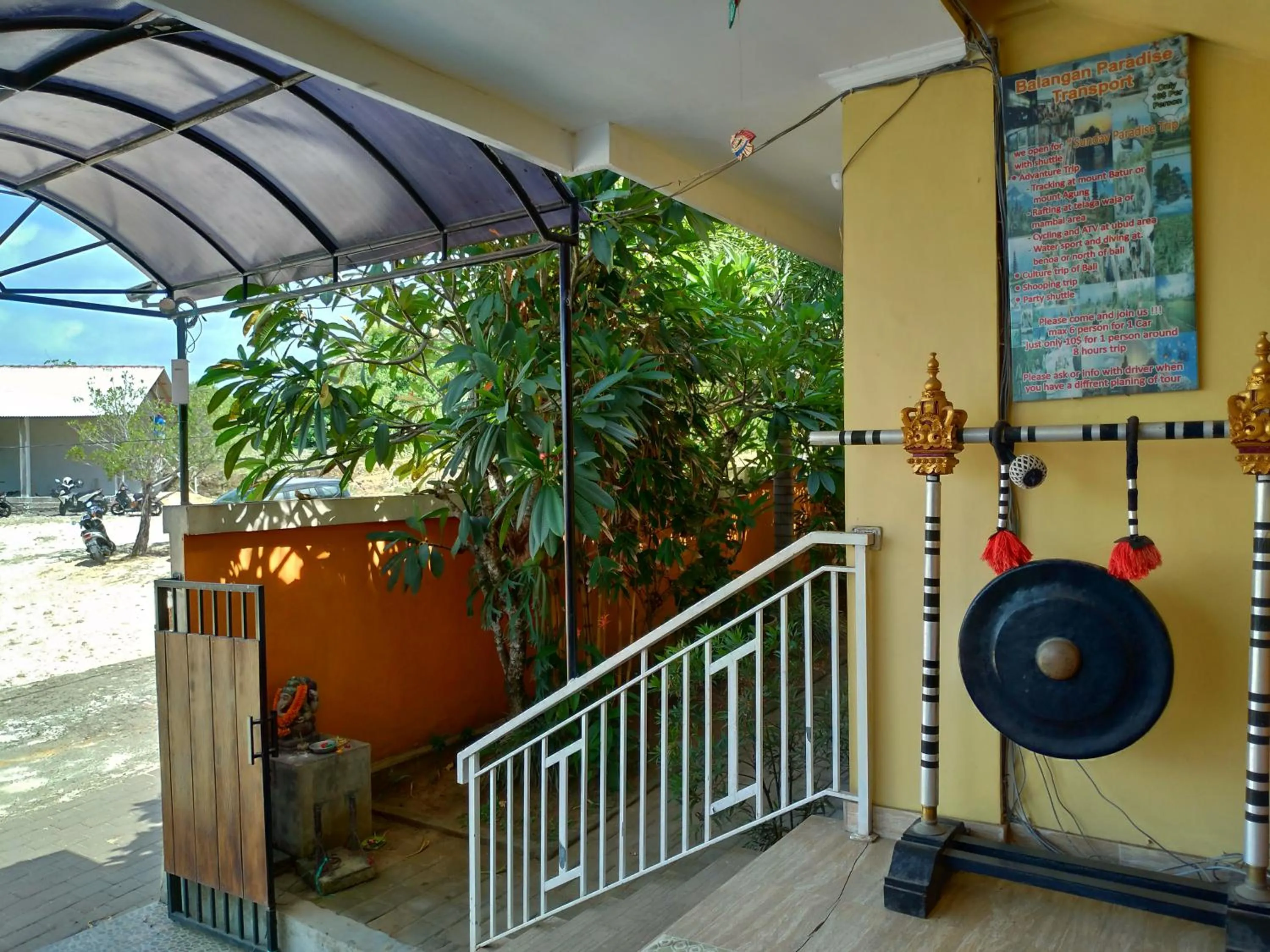 Lobby or reception in Balangan Paradise Hostel and Restaurant