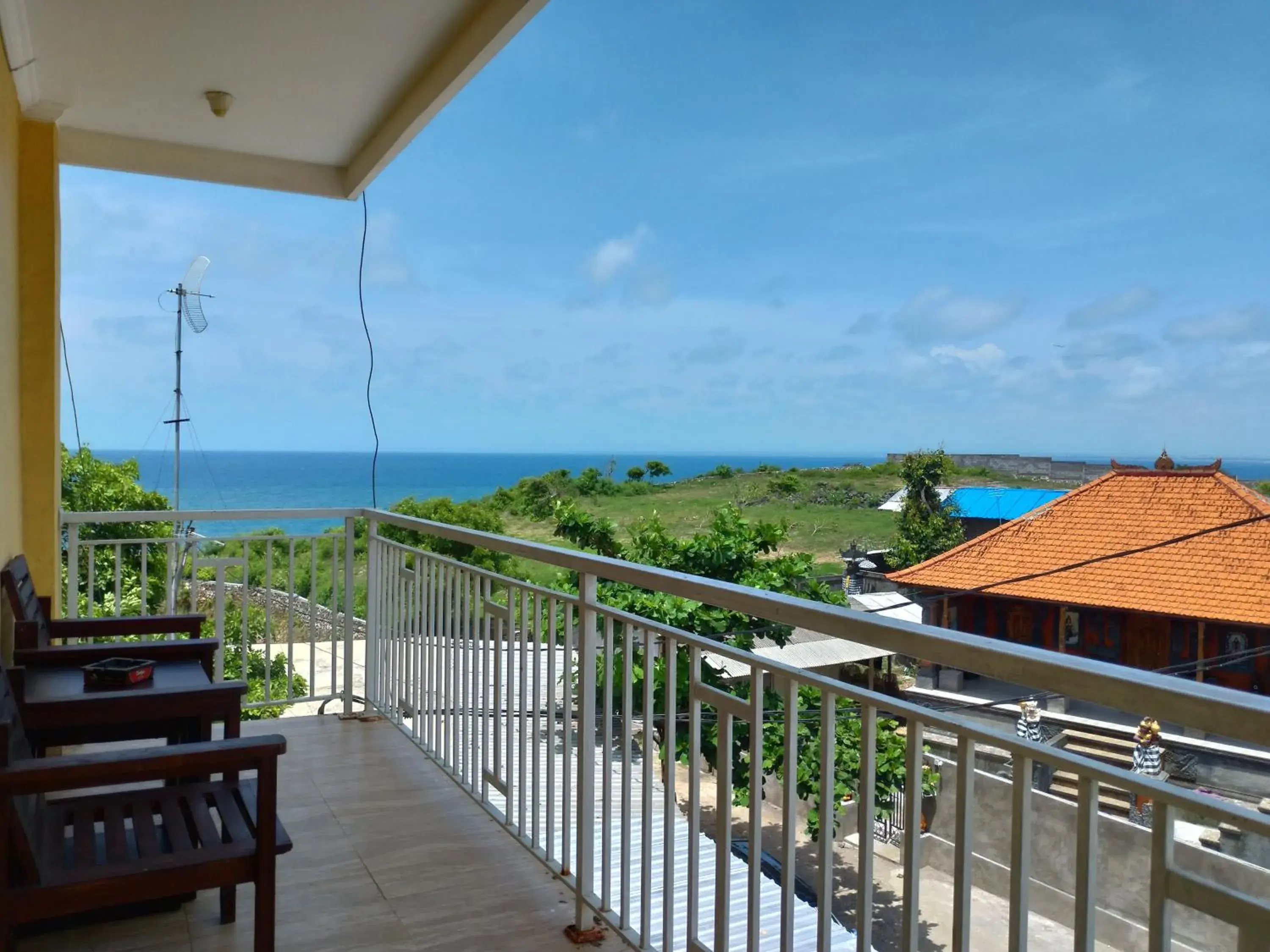 Balcony/Terrace in Balangan Paradise Hostel and Restaurant Balcony/Terrace in Balangan Paradise Hostel and Restaurant