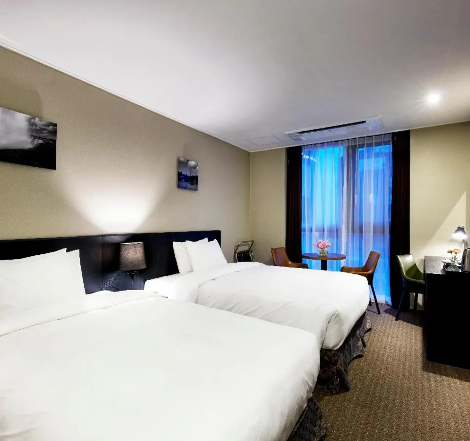 Bed in Hotel K-Tree Pyeongtaek