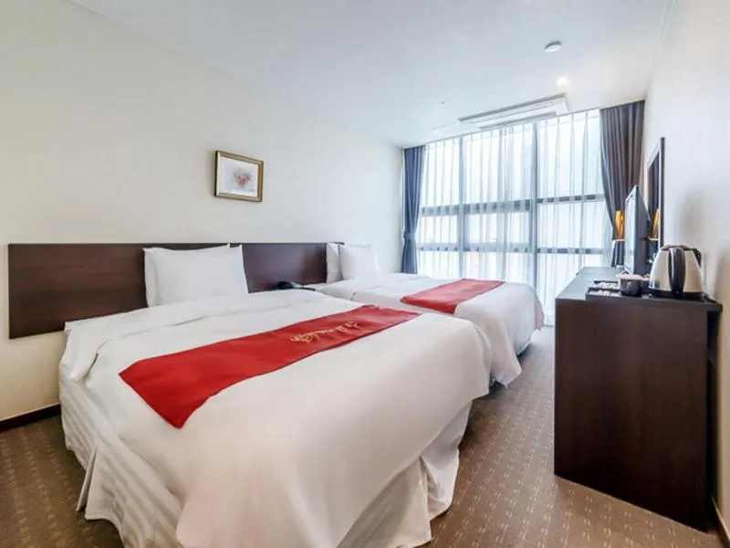 Bed in Hotel K-Tree Pyeongtaek