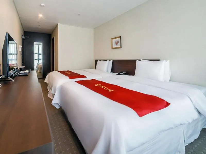 Bed in Hotel K-Tree Pyeongtaek