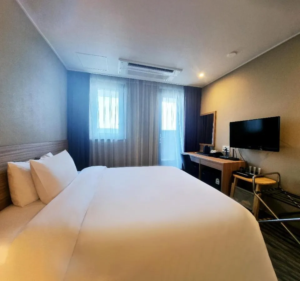 Bed in Hotel K-Tree Pyeongtaek