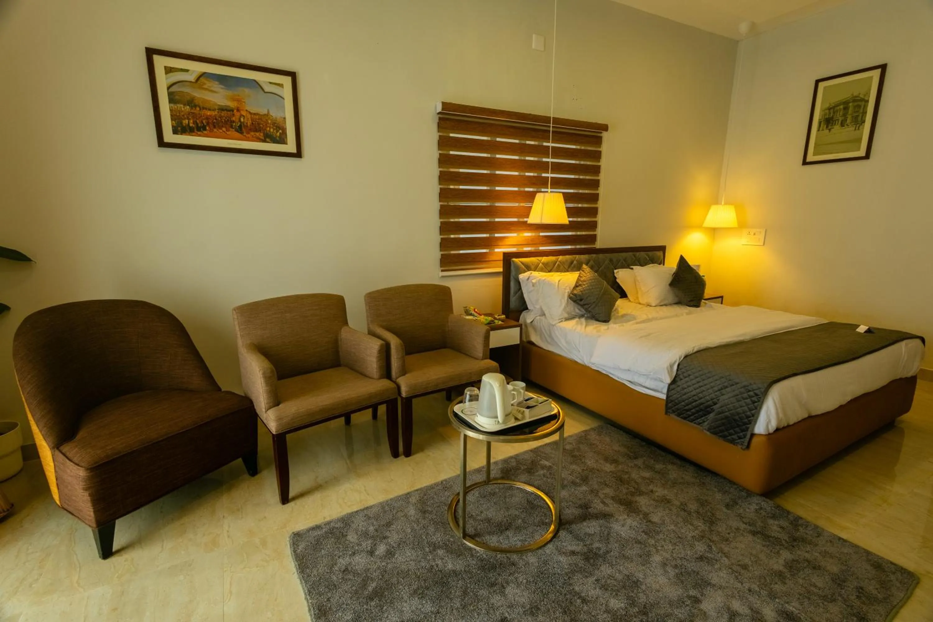 Living room, Bed in Breathe Resorts