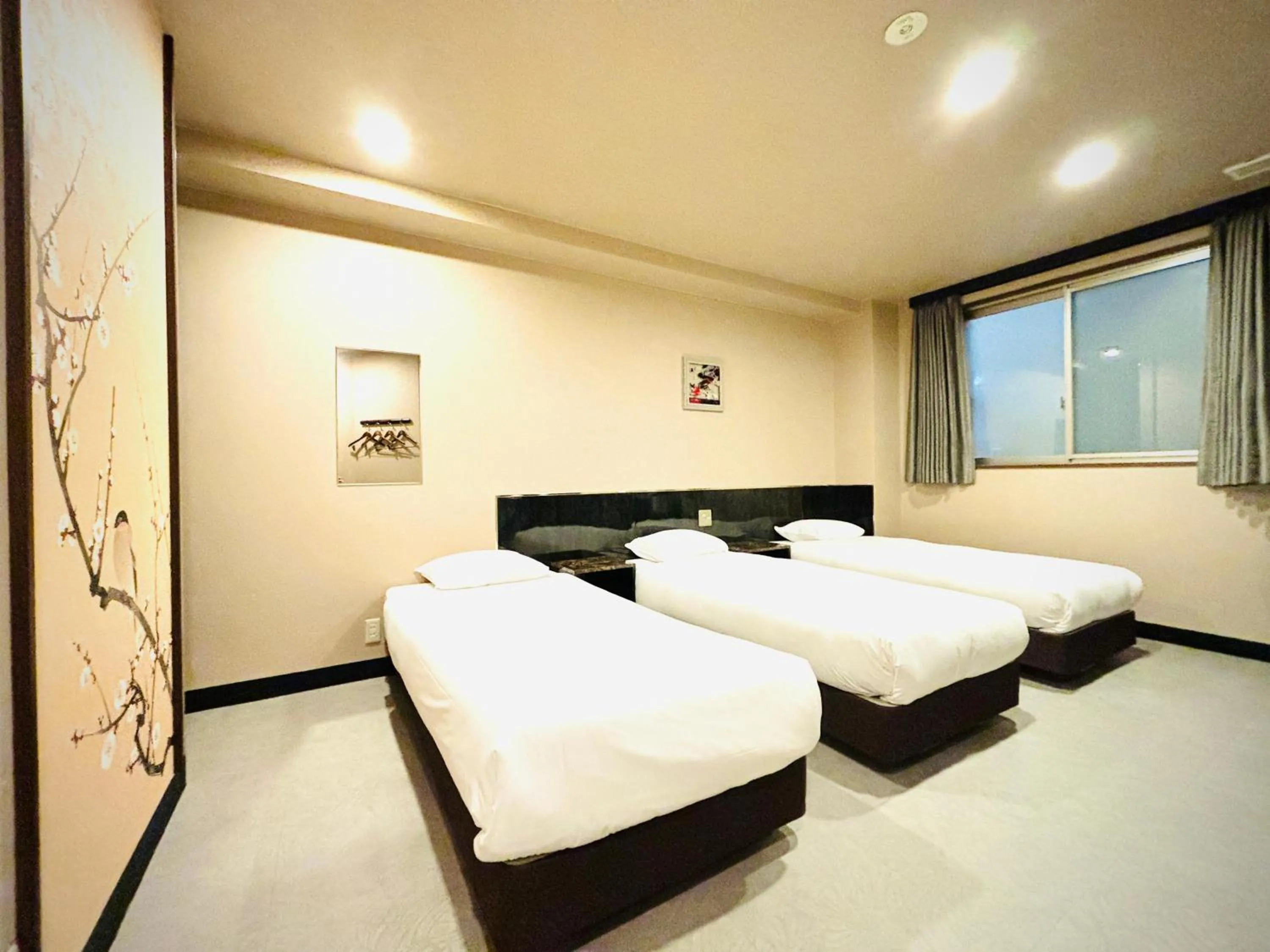 Bed in Hotel Arashi Namba No002
