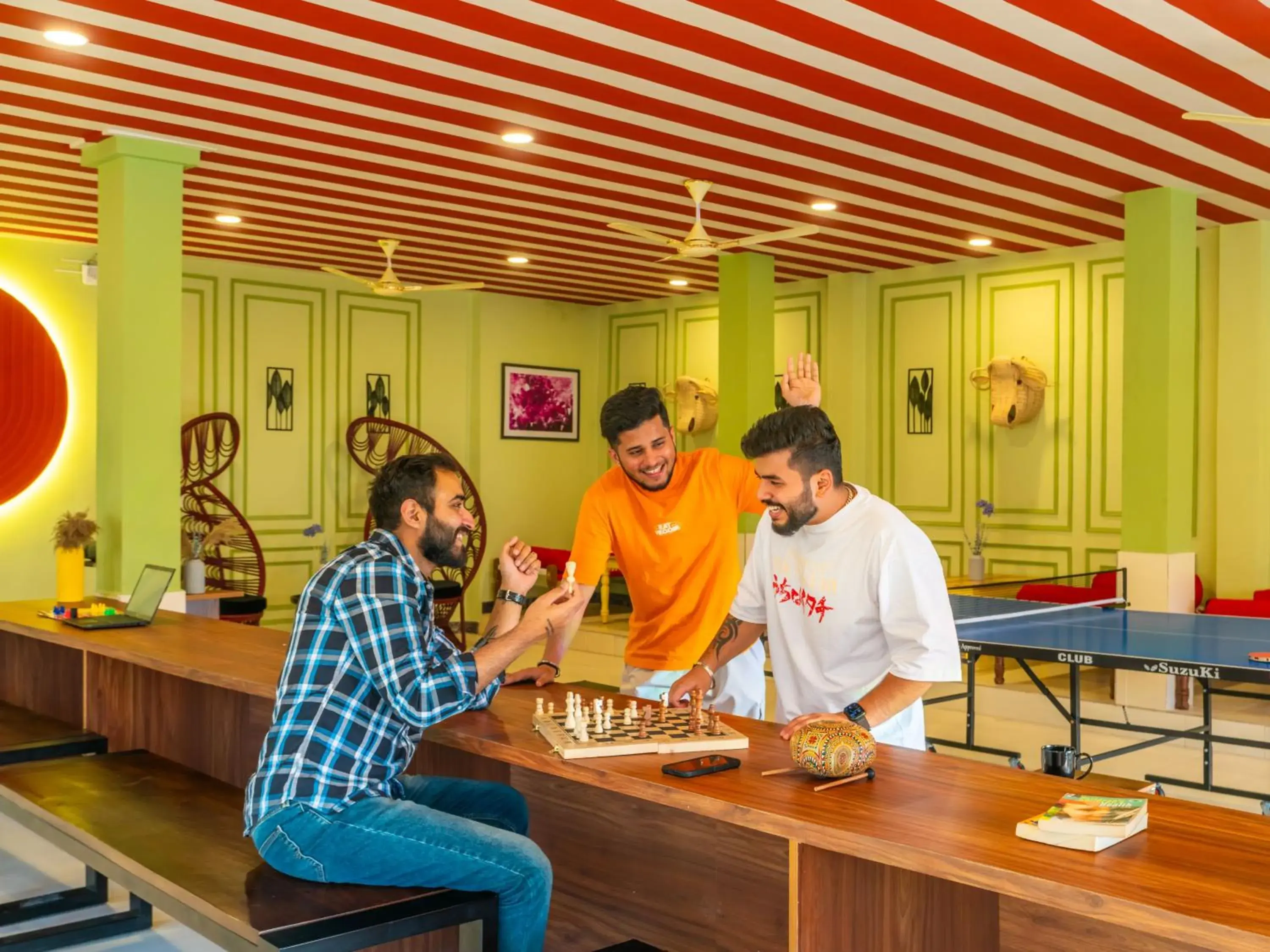 Restaurant/places to eat in The Hosteller Rishikesh, Ganges Restaurant/places to eat in The Hosteller Rishikesh, Ganges