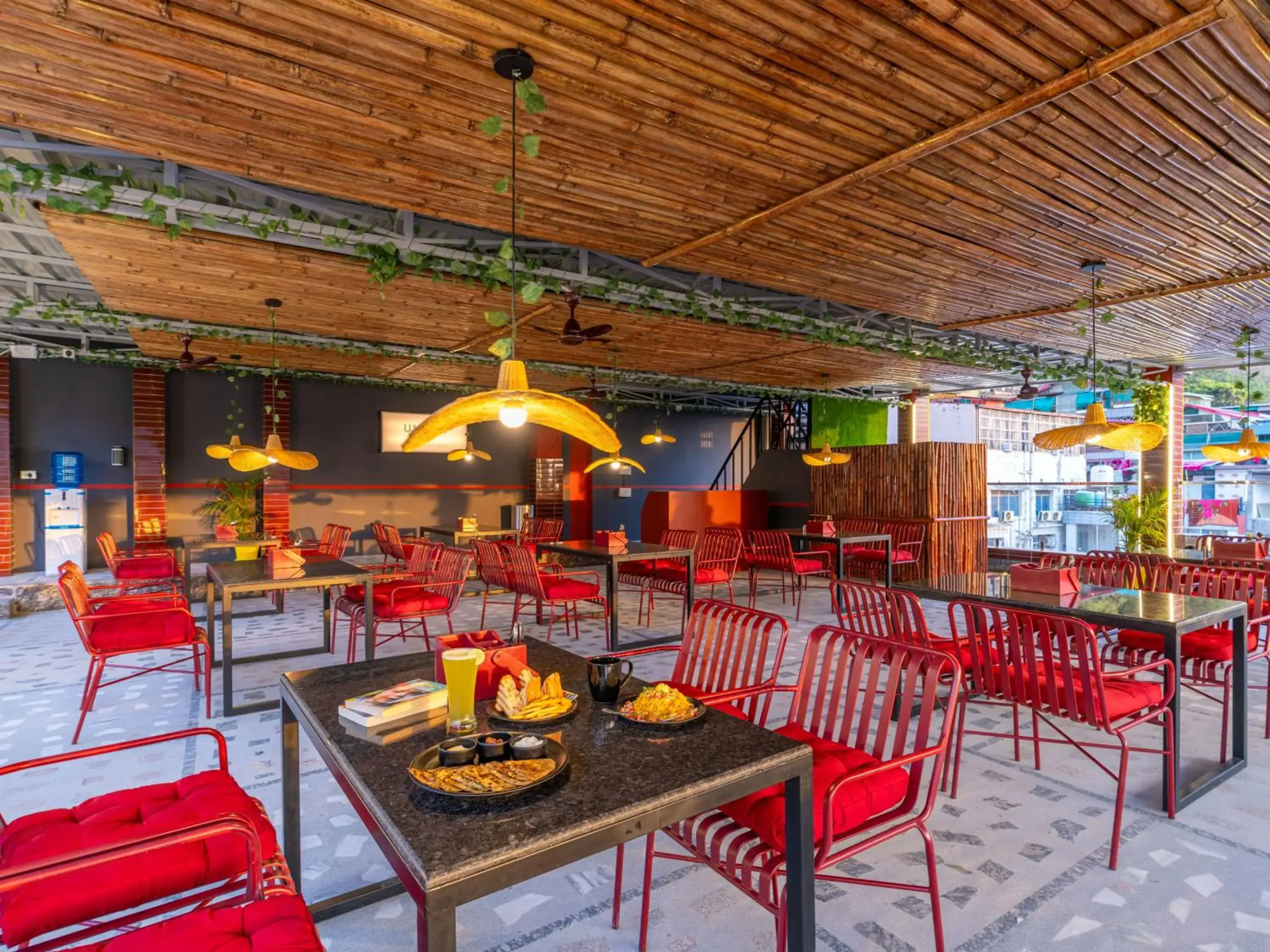 Restaurant/places to eat in The Hosteller Rishikesh, Ganges Restaurant/places to eat in The Hosteller Rishikesh, Ganges