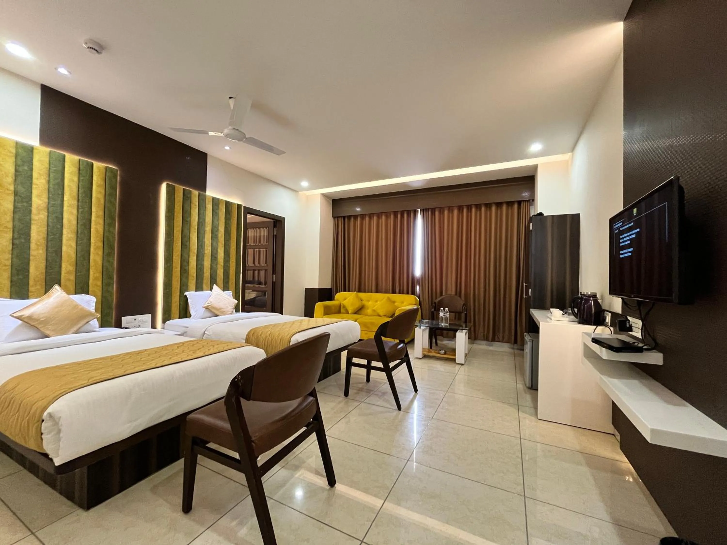 Bedroom, Bed in Hotel Grand Darshan Vadodara