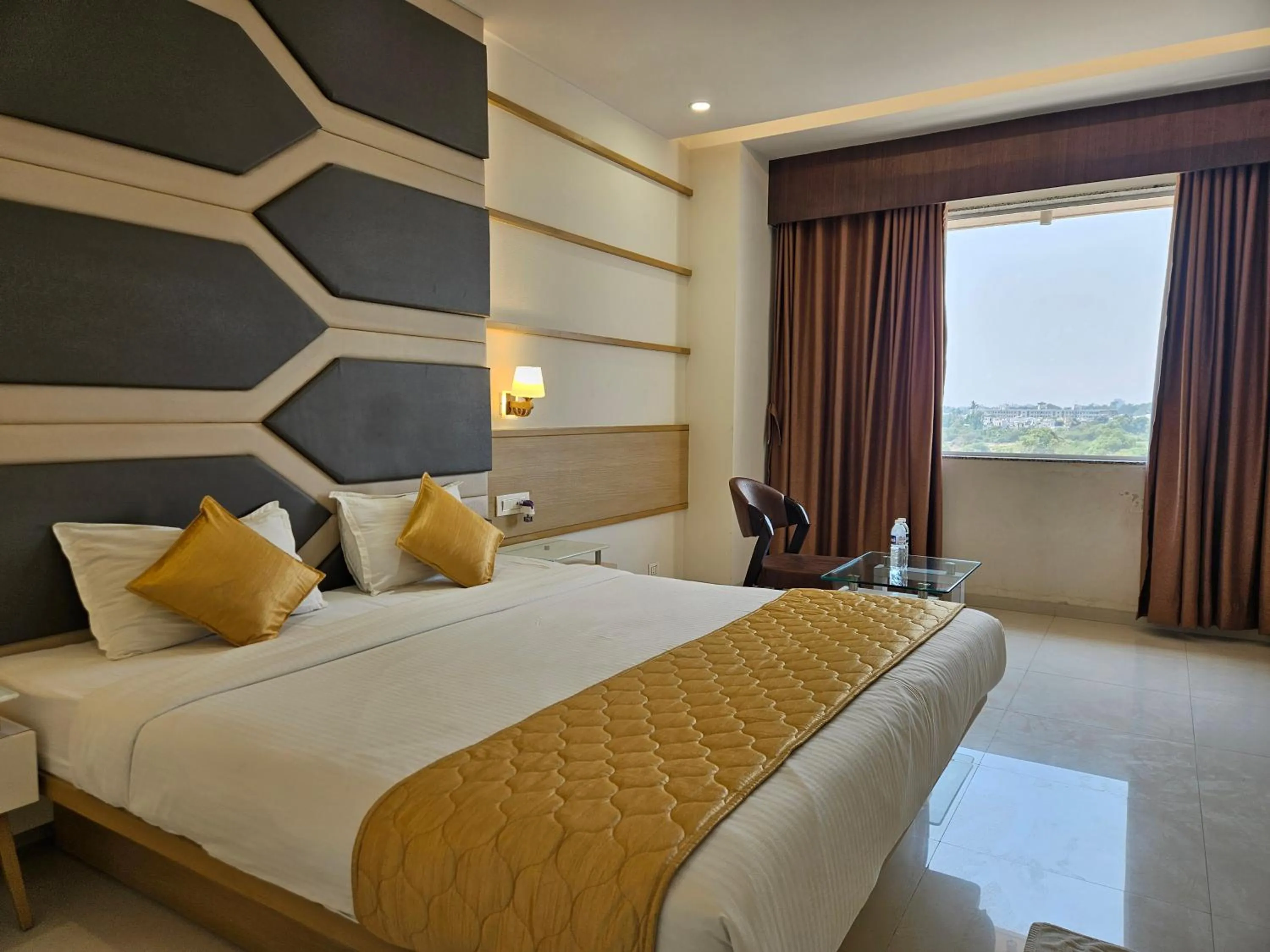 Bedroom, Bed in Hotel Grand Darshan Vadodara